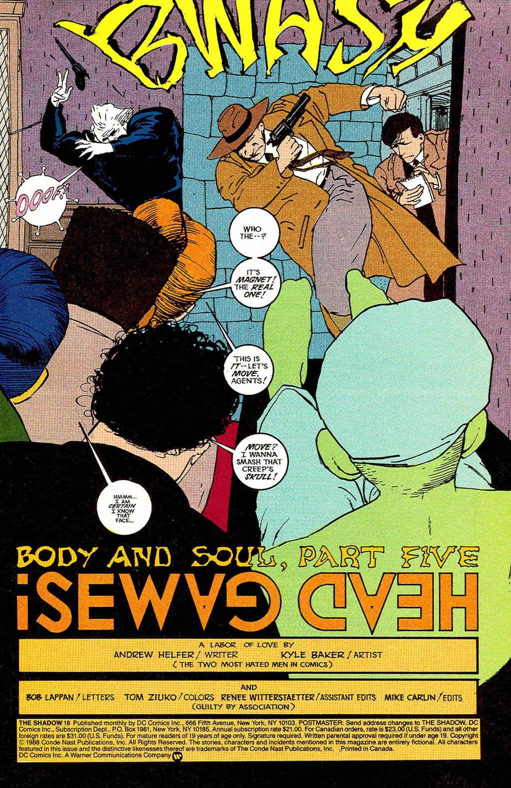 Read online The Shadow (1987) comic -  Issue #18 - 5