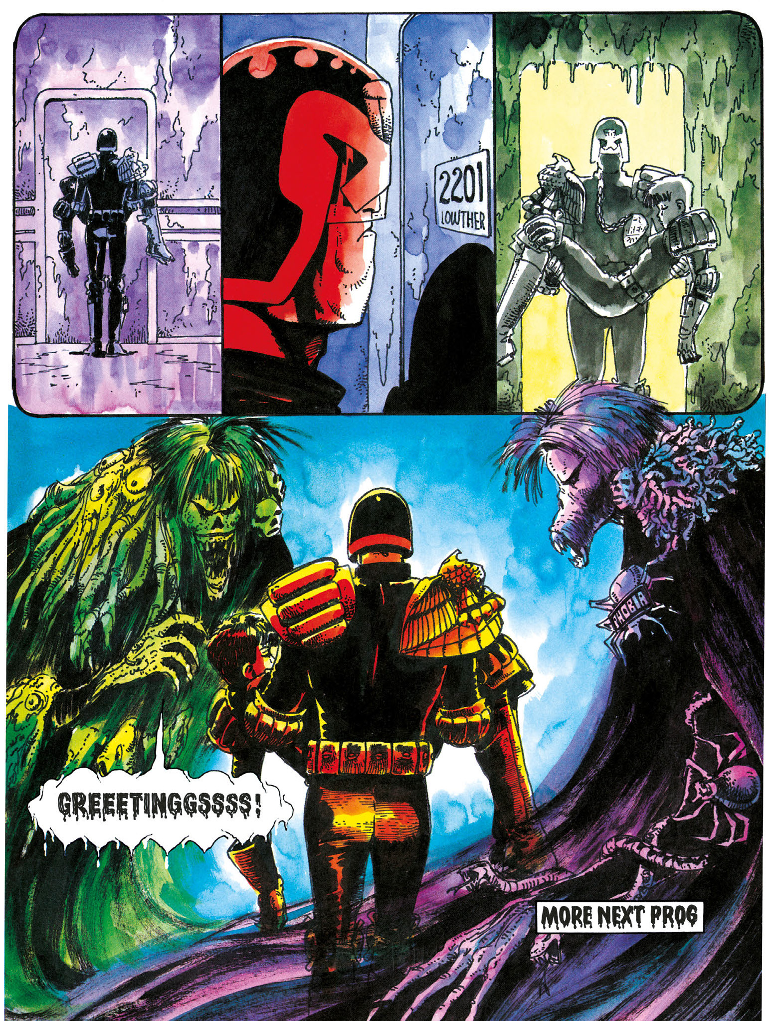 Read online Essential Judge Dredd: Necropolis comic -  Issue # TPB (Part 1) - 69