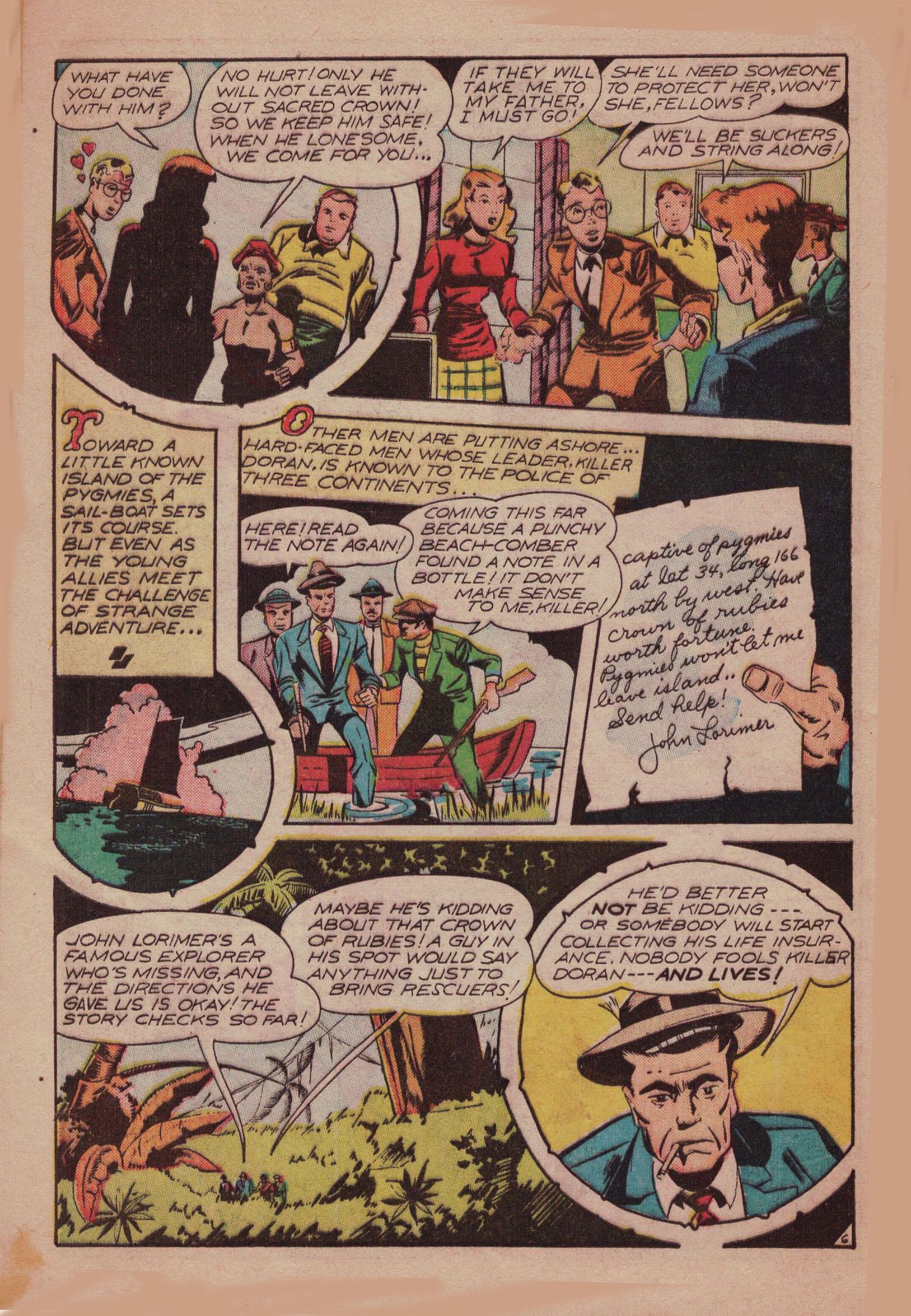 Read online Young Allies Comics comic -  Issue #20 - 42