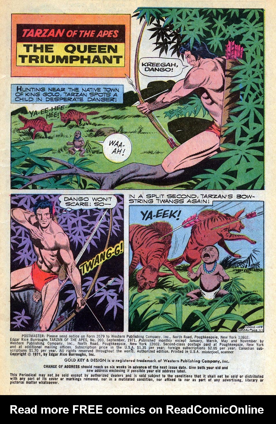 Read online Tarzan (1962) comic -  Issue #203 - 3