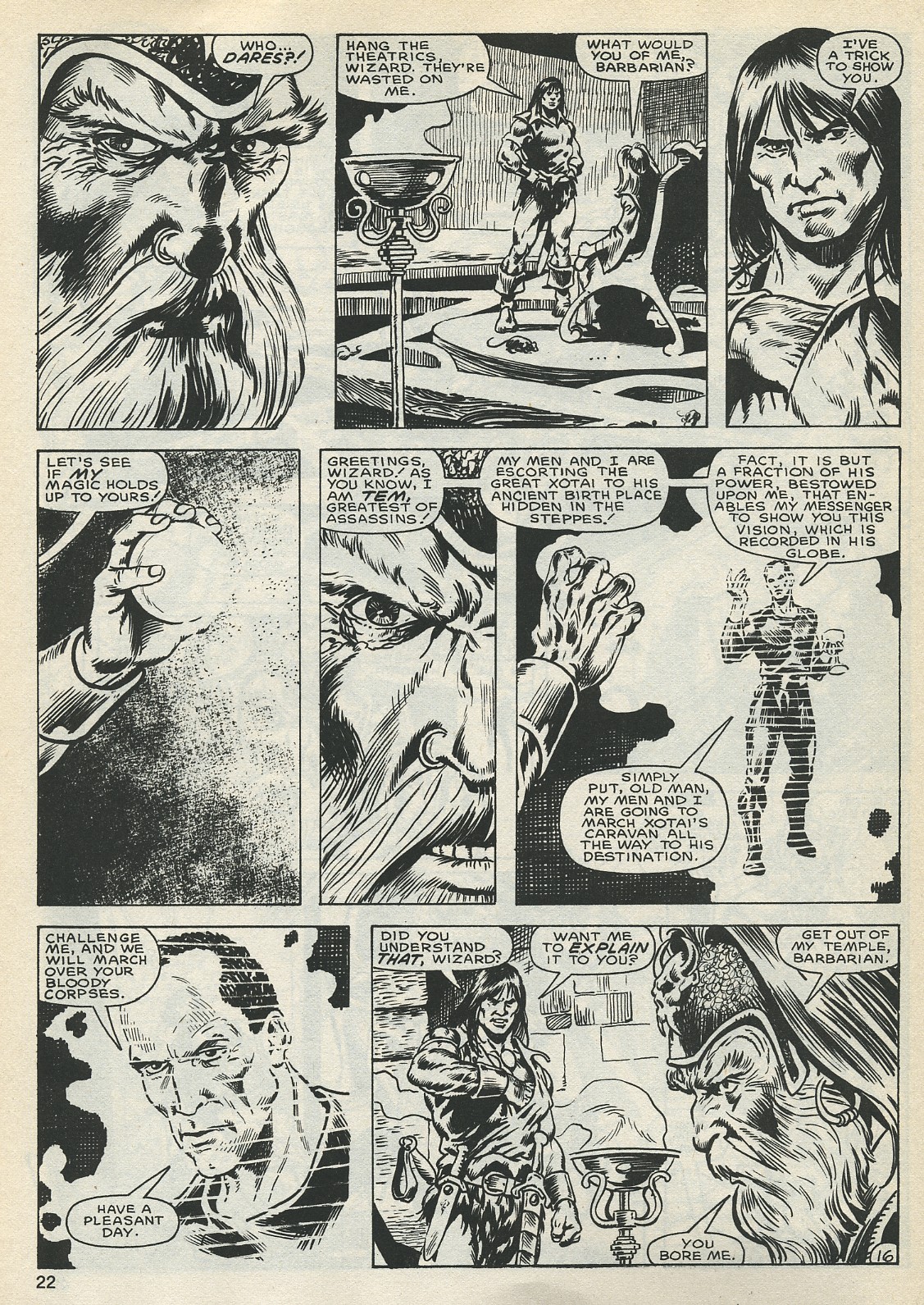 Read online The Savage Sword Of Conan comic -  Issue #128 - 21