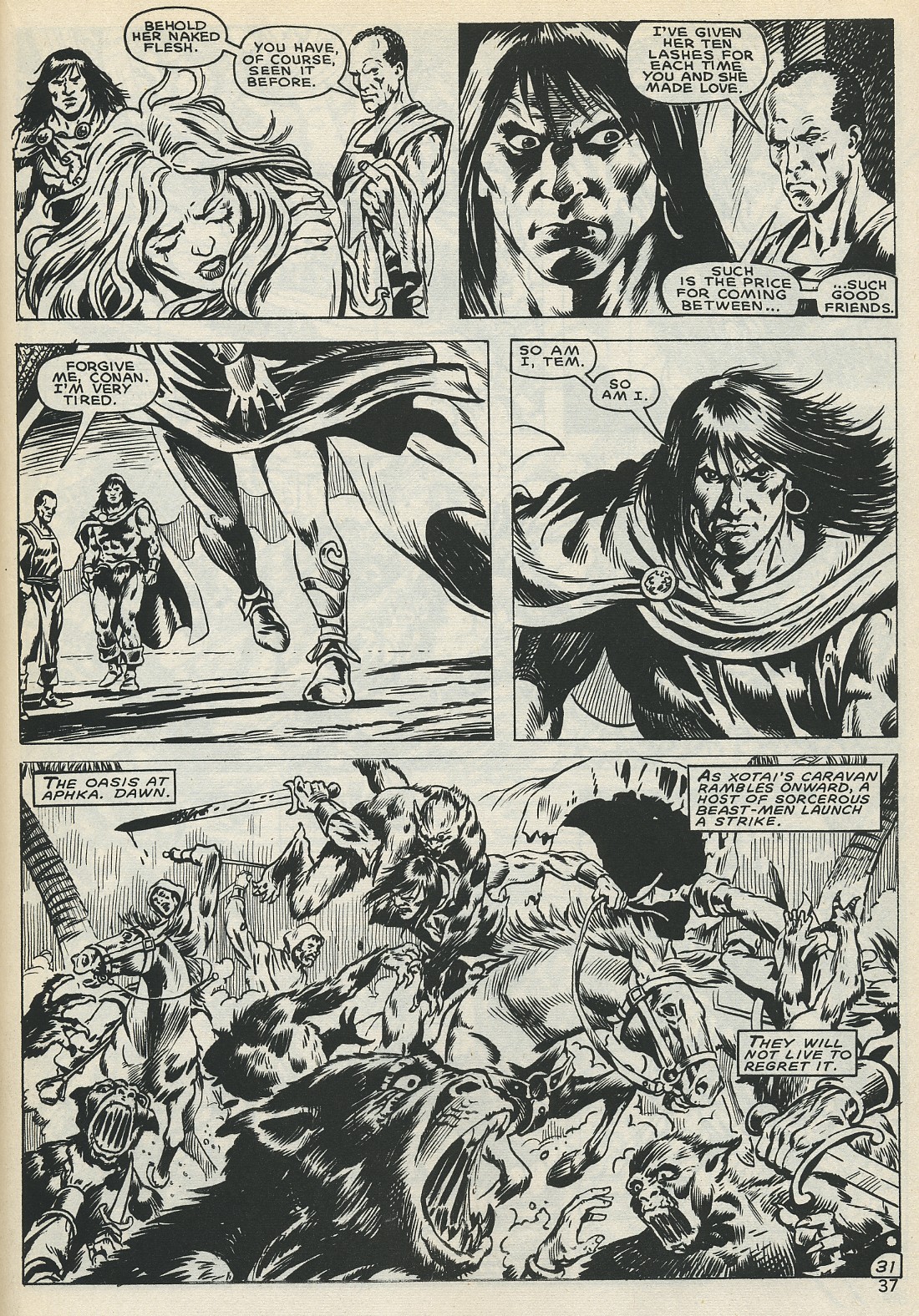 Read online The Savage Sword Of Conan comic -  Issue #128 - 36
