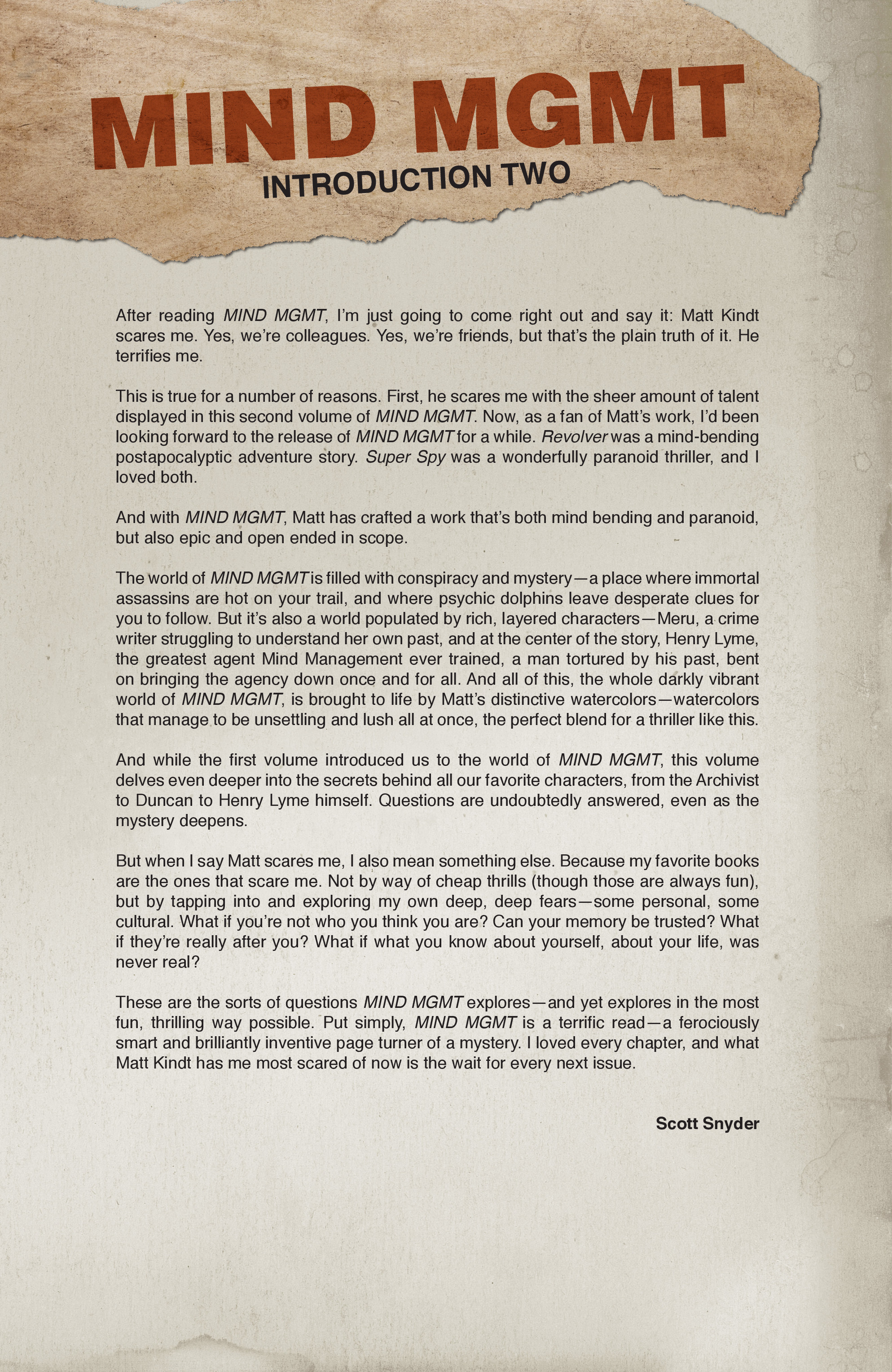 Read online MIND MGMT comic -  Issue # _Omnibus TPB 1 (Part 1) - 10