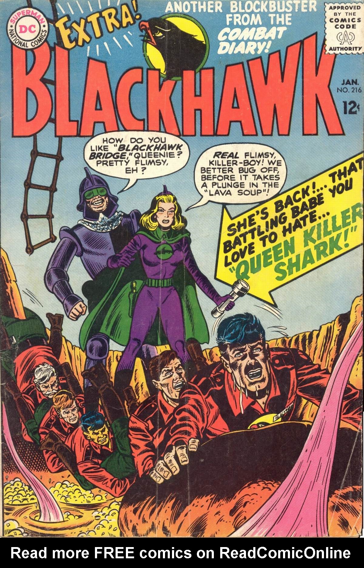 Read online Blackhawk (1957) comic -  Issue #216 - 1