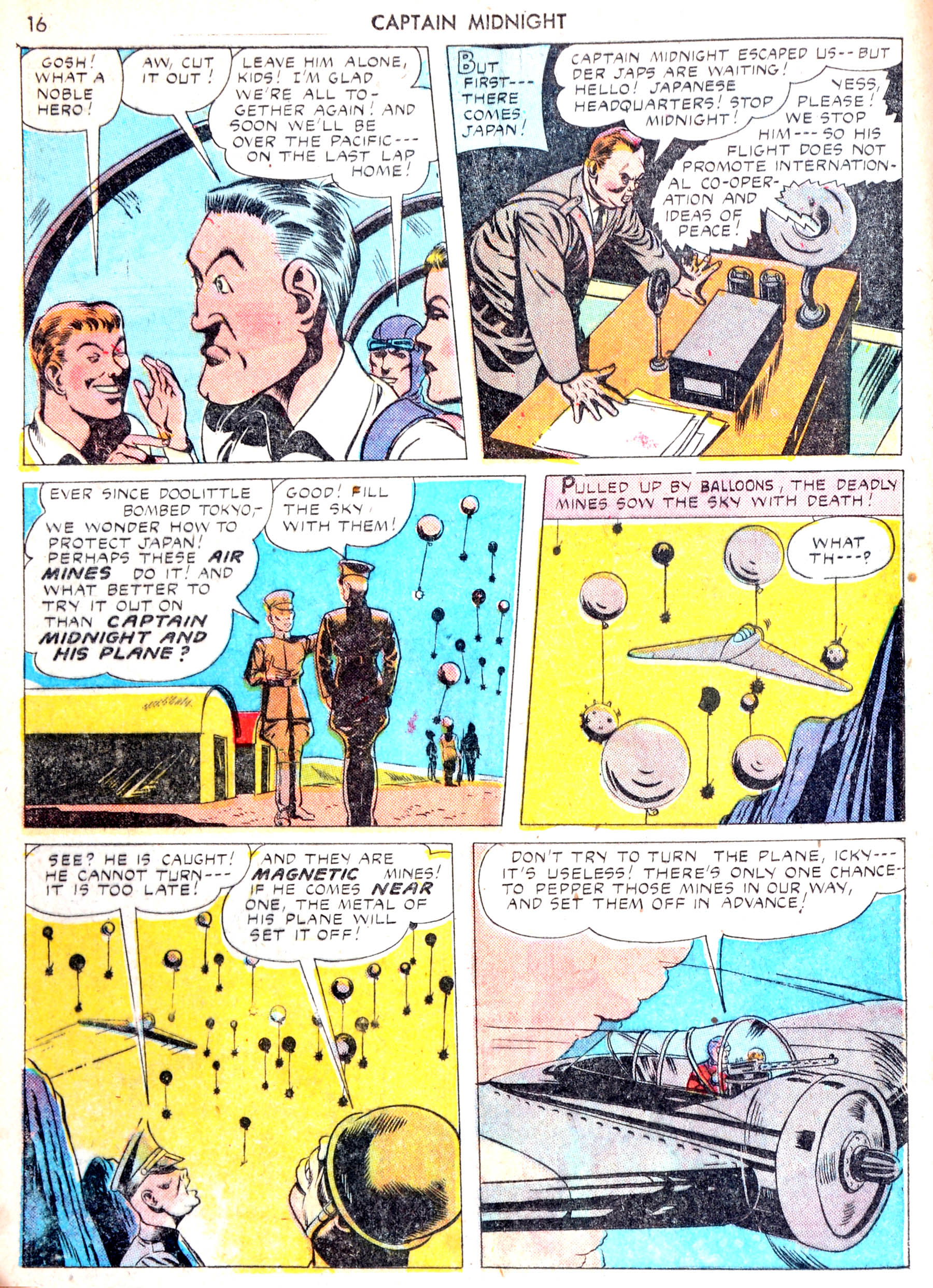 Read online Captain Midnight (1942) comic -  Issue #13 - 16