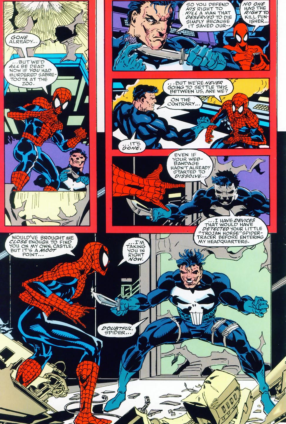 Read online Spider-Man, Punisher, Sabretooth: Designer Genes comic -  Issue # Full - 64