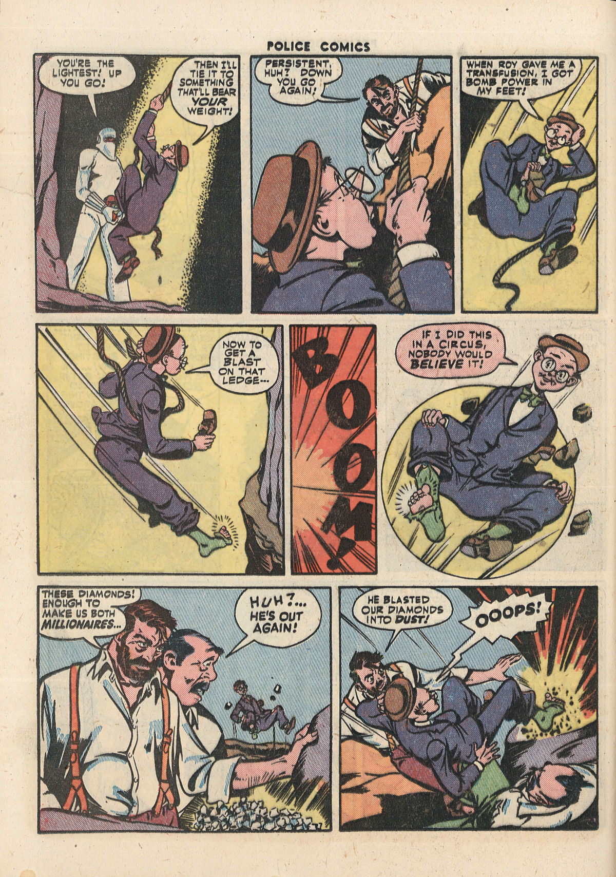 Read online Police Comics comic -  Issue #37 - 40