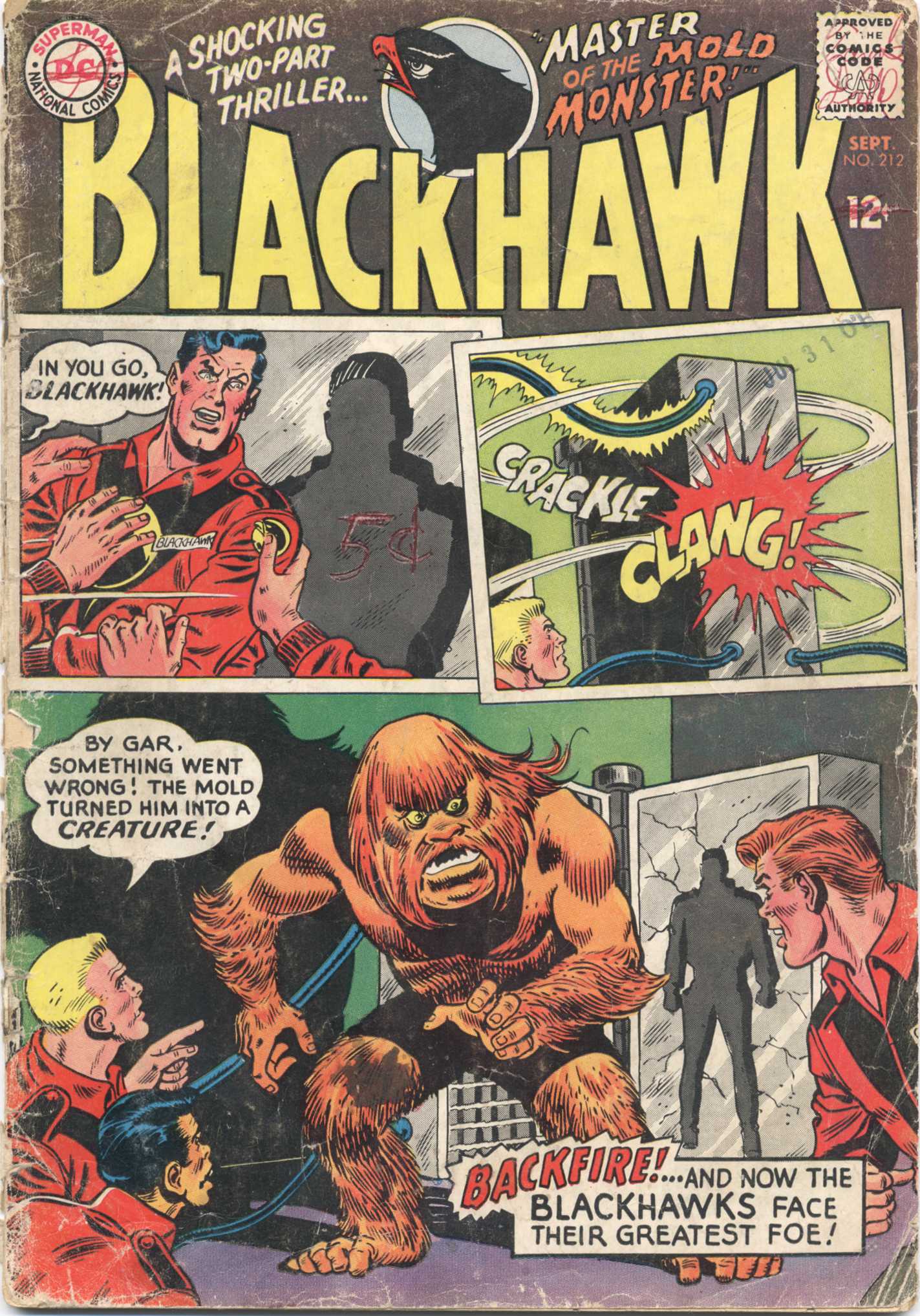 Read online Blackhawk (1957) comic -  Issue #212 - 1