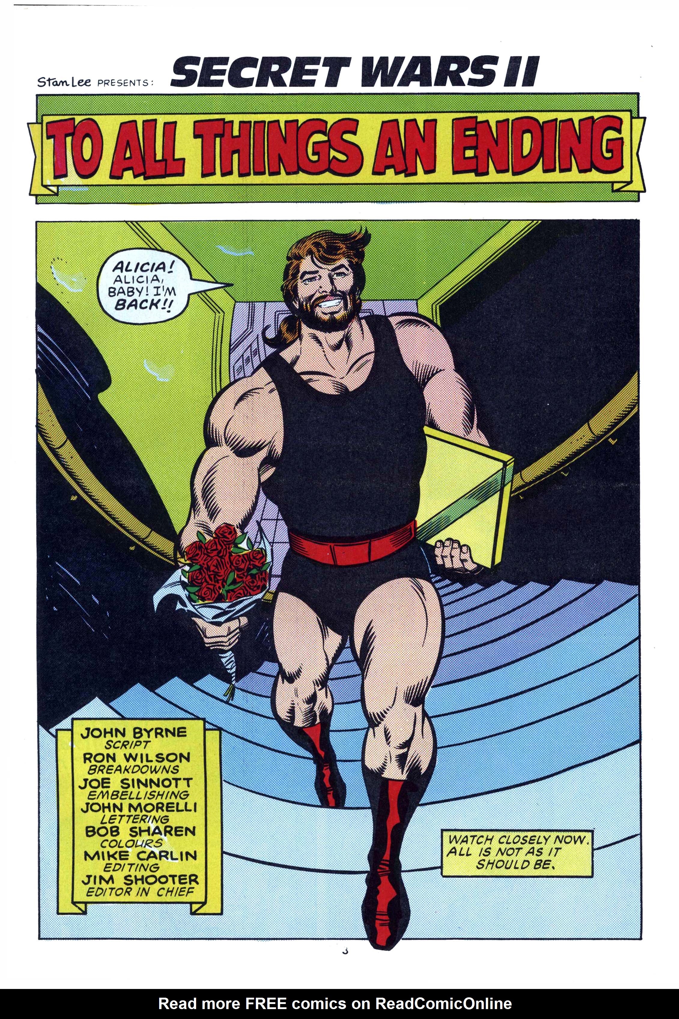 Read online Secret Wars (1985) comic -  Issue #35 - 3