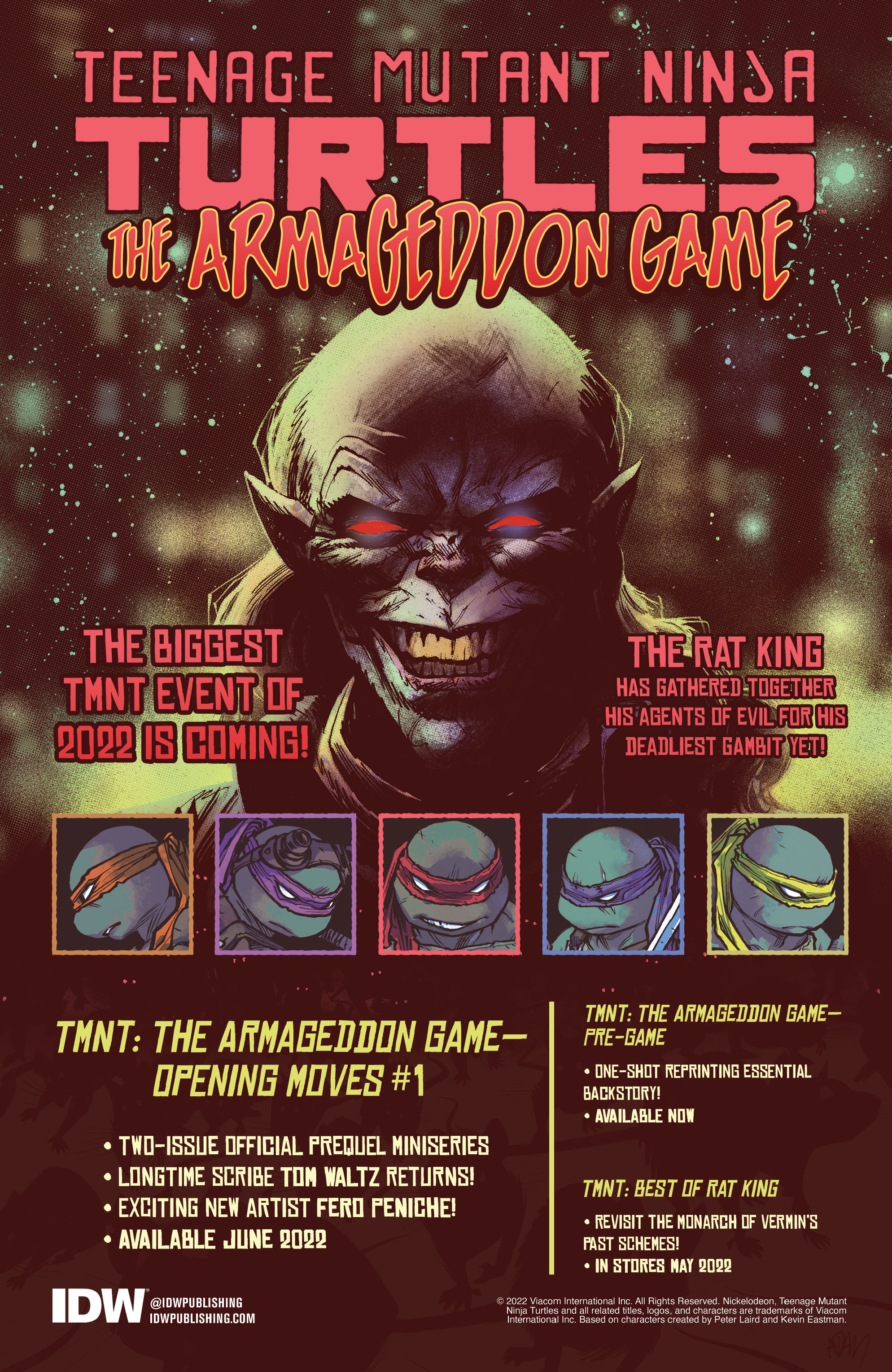 Read online Teenage Mutant Ninja Turtles: The Armageddon Game - Pre-Game comic -  Issue # TPB - 94