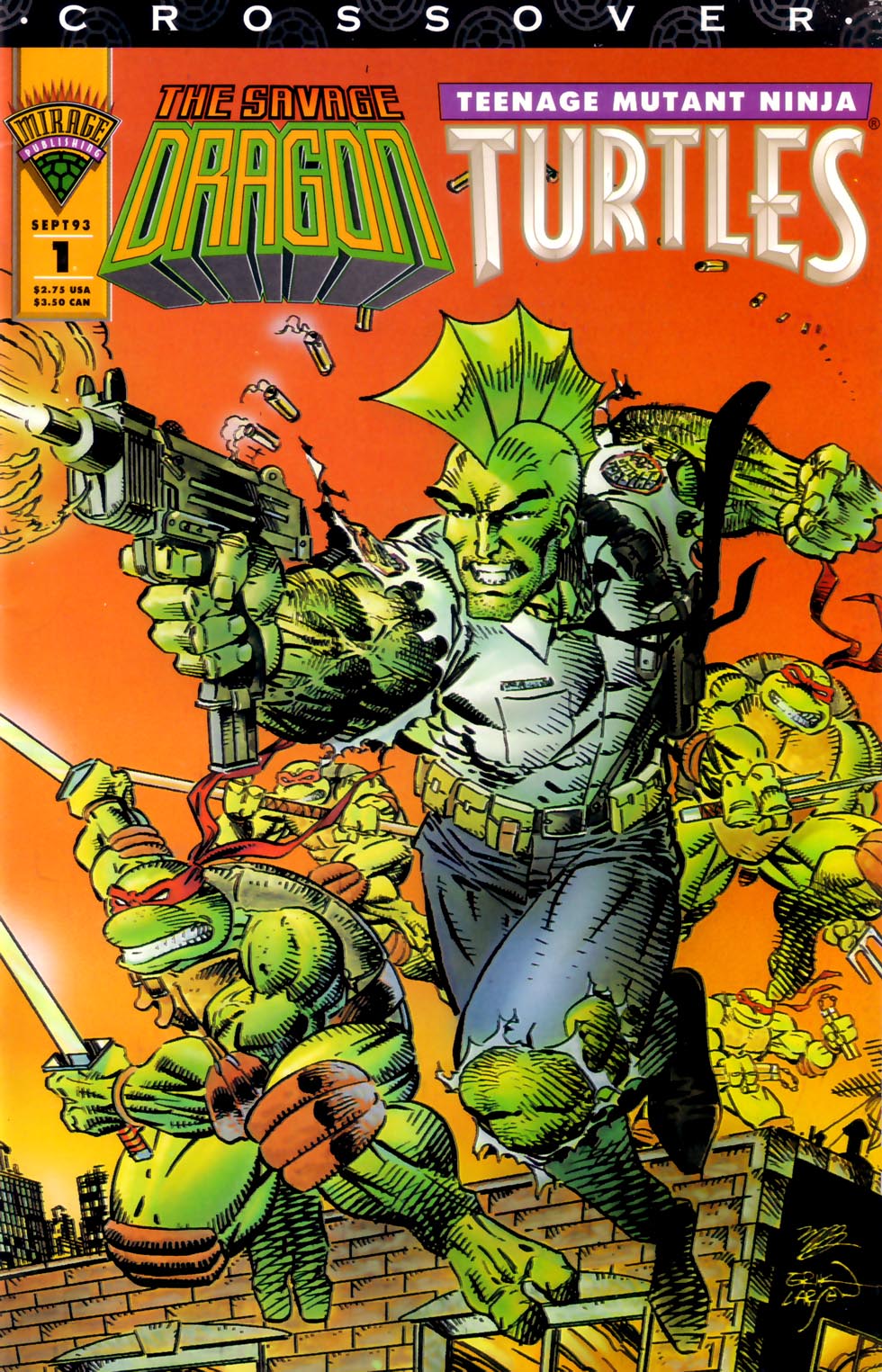 Read online Savage Dragon/Teenage Mutant Ninja Turtles Crossover comic -  Issue # Full - 1