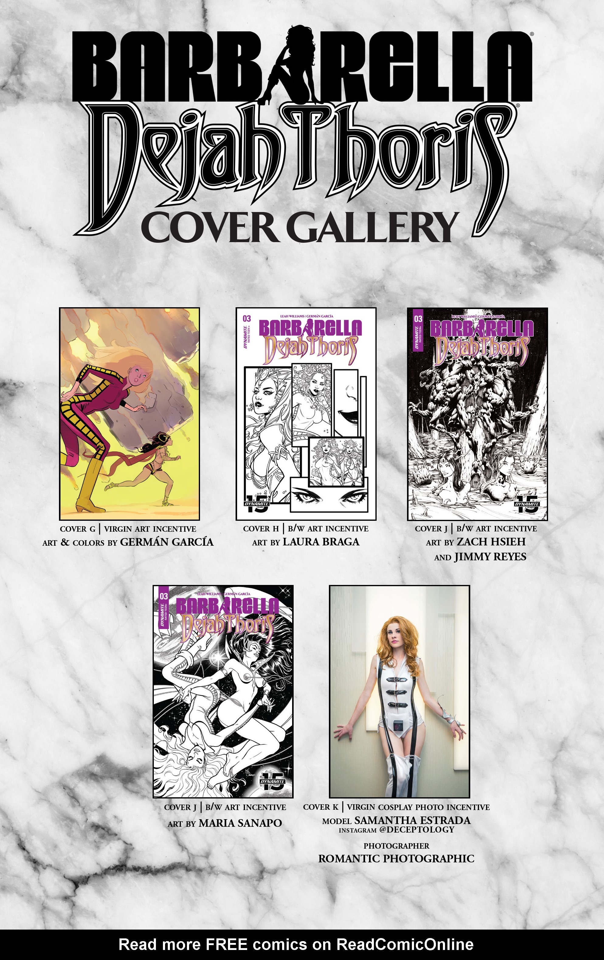 Read online Barbarella/Dejah Thoris comic -  Issue #3 - 28