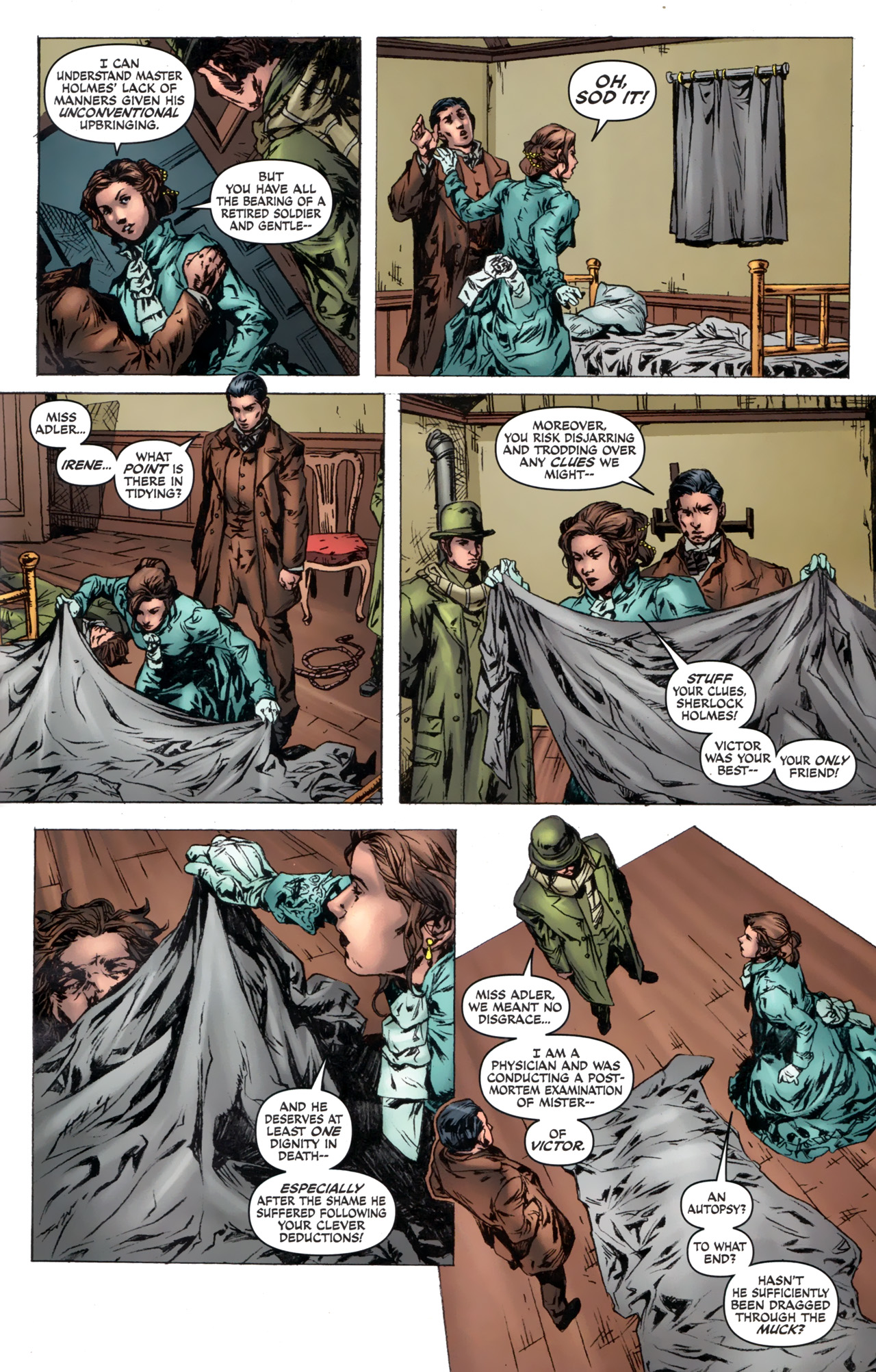 Read online Sherlock Holmes: Year One comic -  Issue #5 - 8