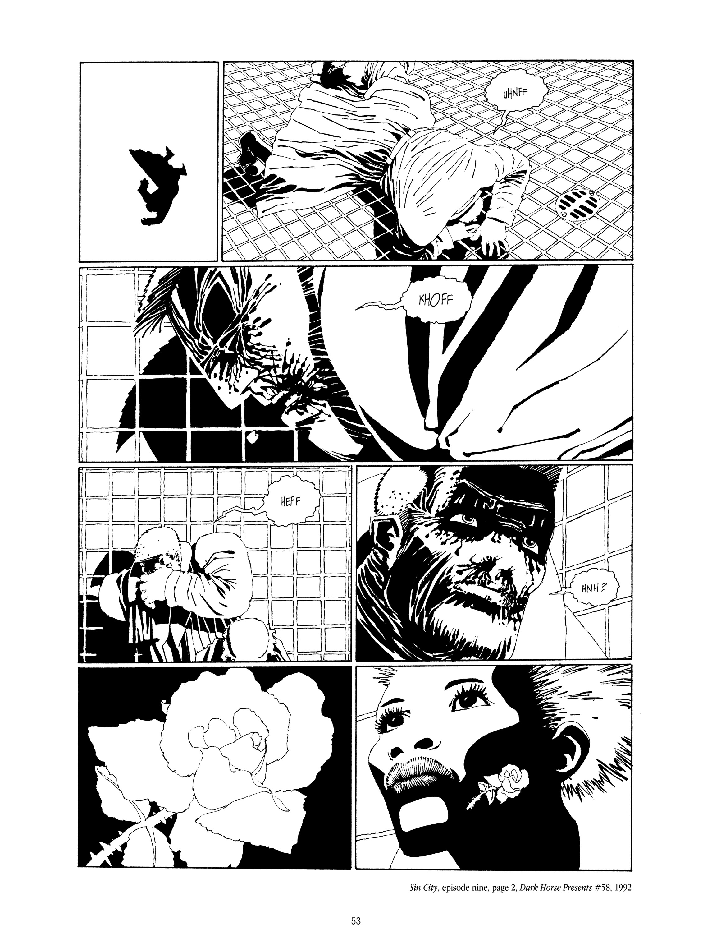 Read online Frank Miller: The Art of Sin City comic -  Issue # TPB - 59