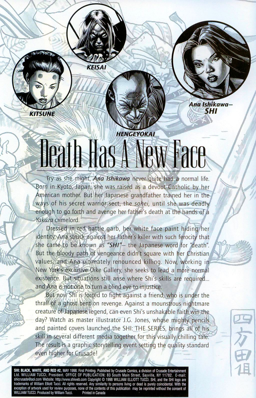 Read online Shi: Black, White & Red comic -  Issue #2 - 2