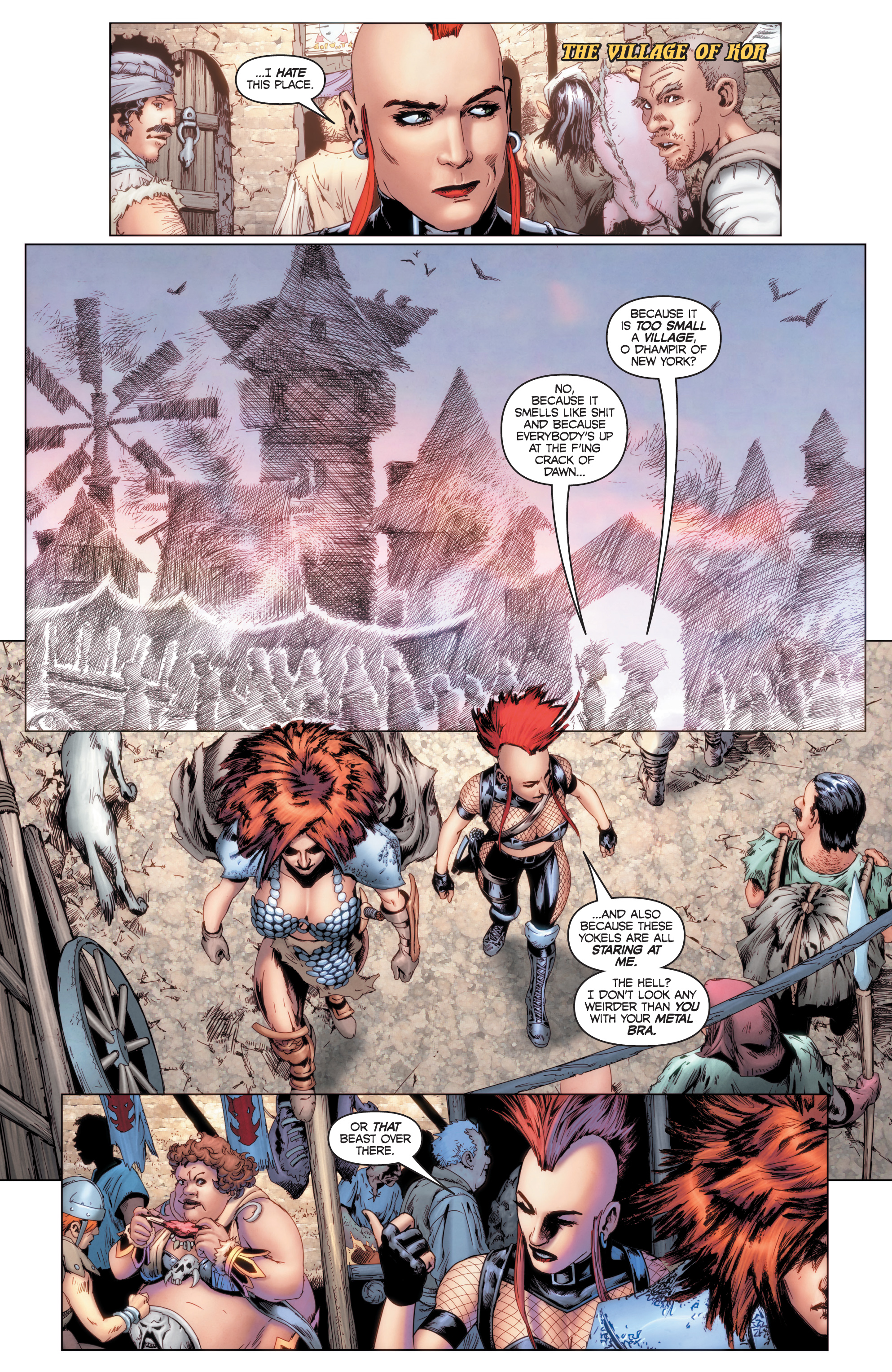 Read online Red Sonja: Age of Chaos comic -  Issue #4 - 7
