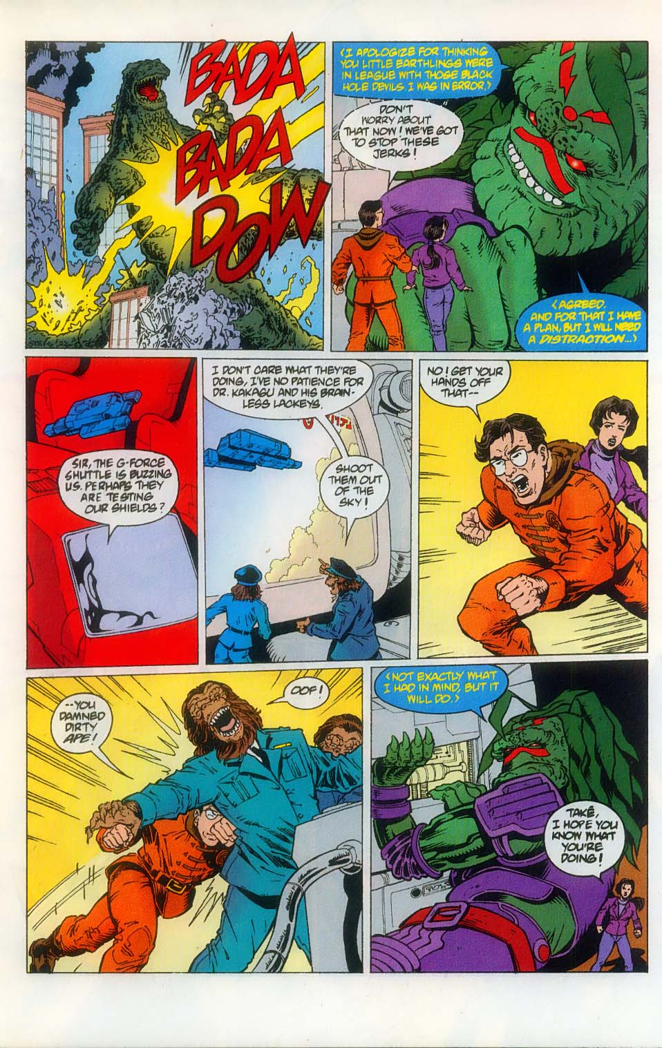 Read online Godzilla (1995) comic -  Issue #8 - 23