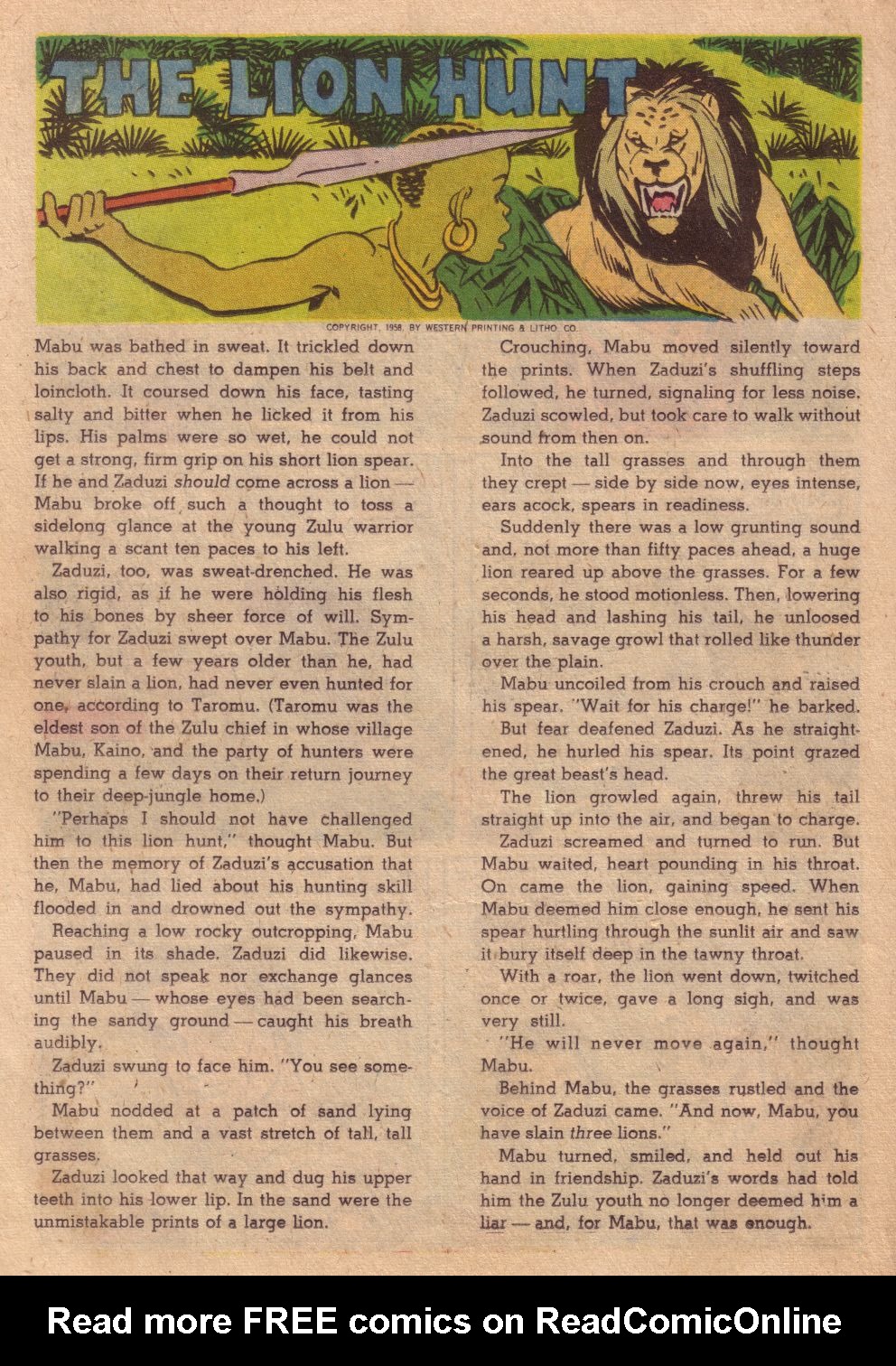 Read online Tarzan (1948) comic -  Issue #107 - 18