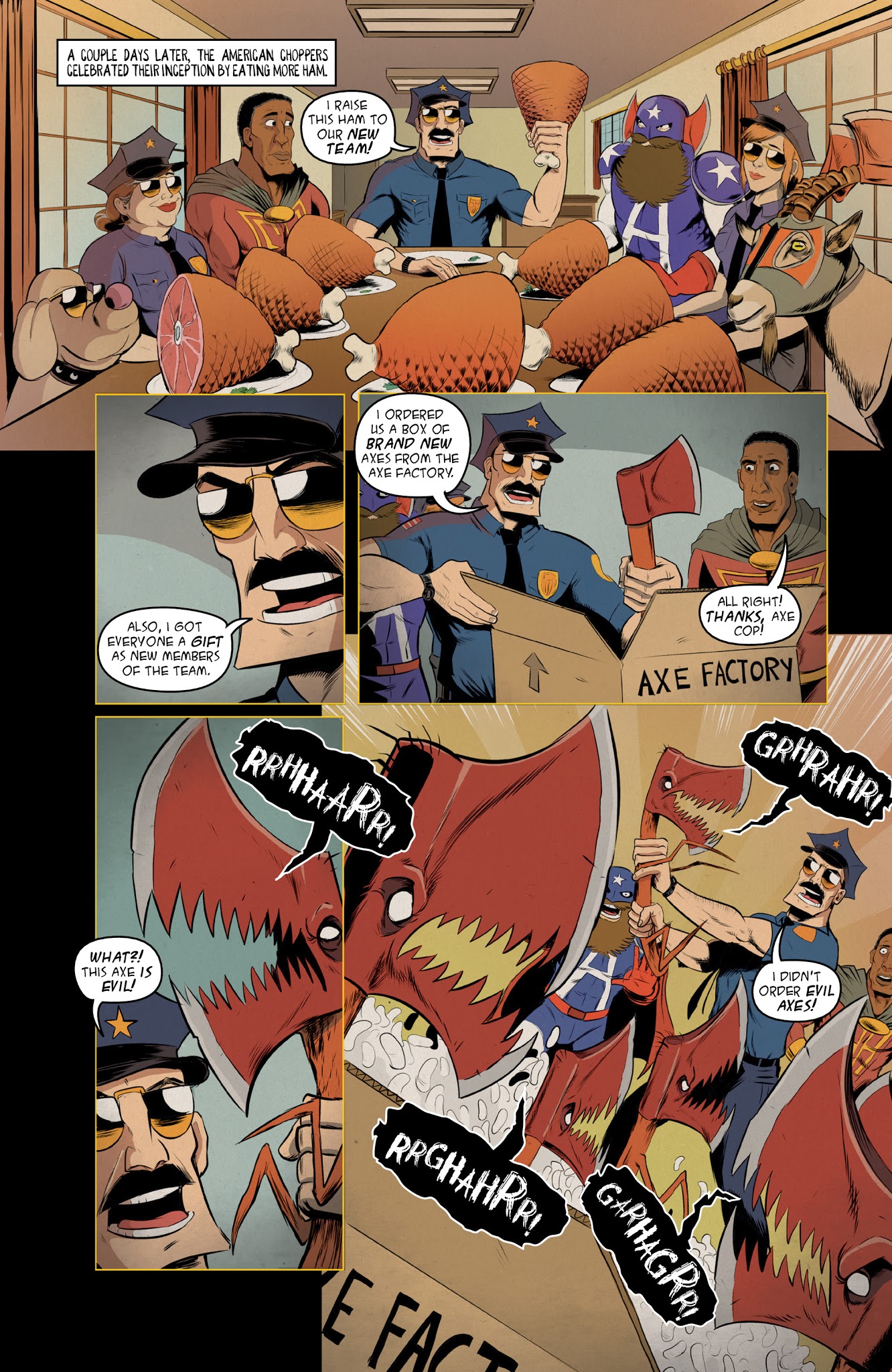 Read online Axe Cop comic -  Issue # TPB 6 - 28