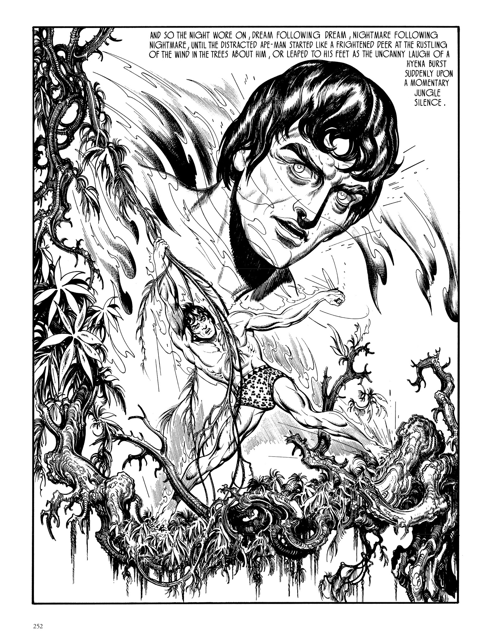 Read online Edgar Rice Burroughs' Tarzan: Burne Hogarth's Lord of the Jungle comic -  Issue # TPB - 251