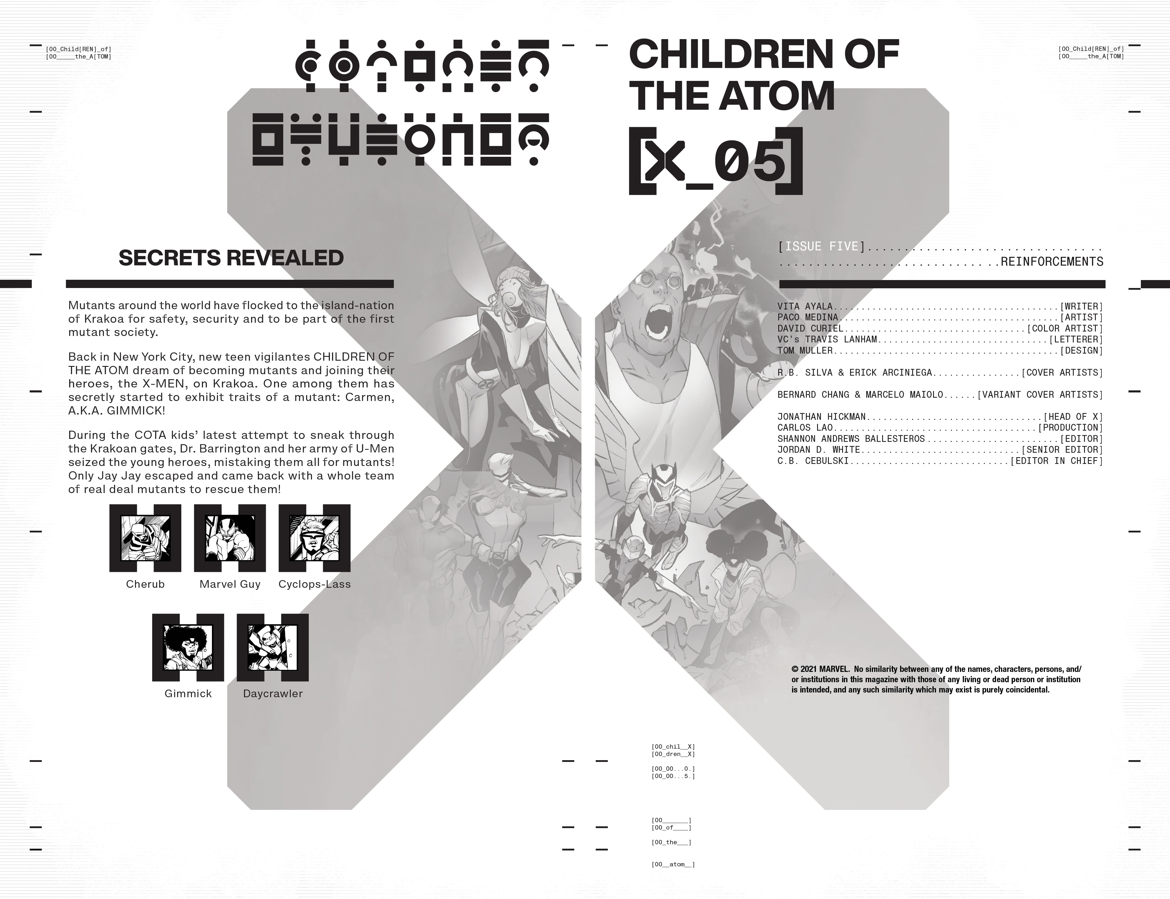 Read online Children Of The Atom comic -  Issue #5 - 5