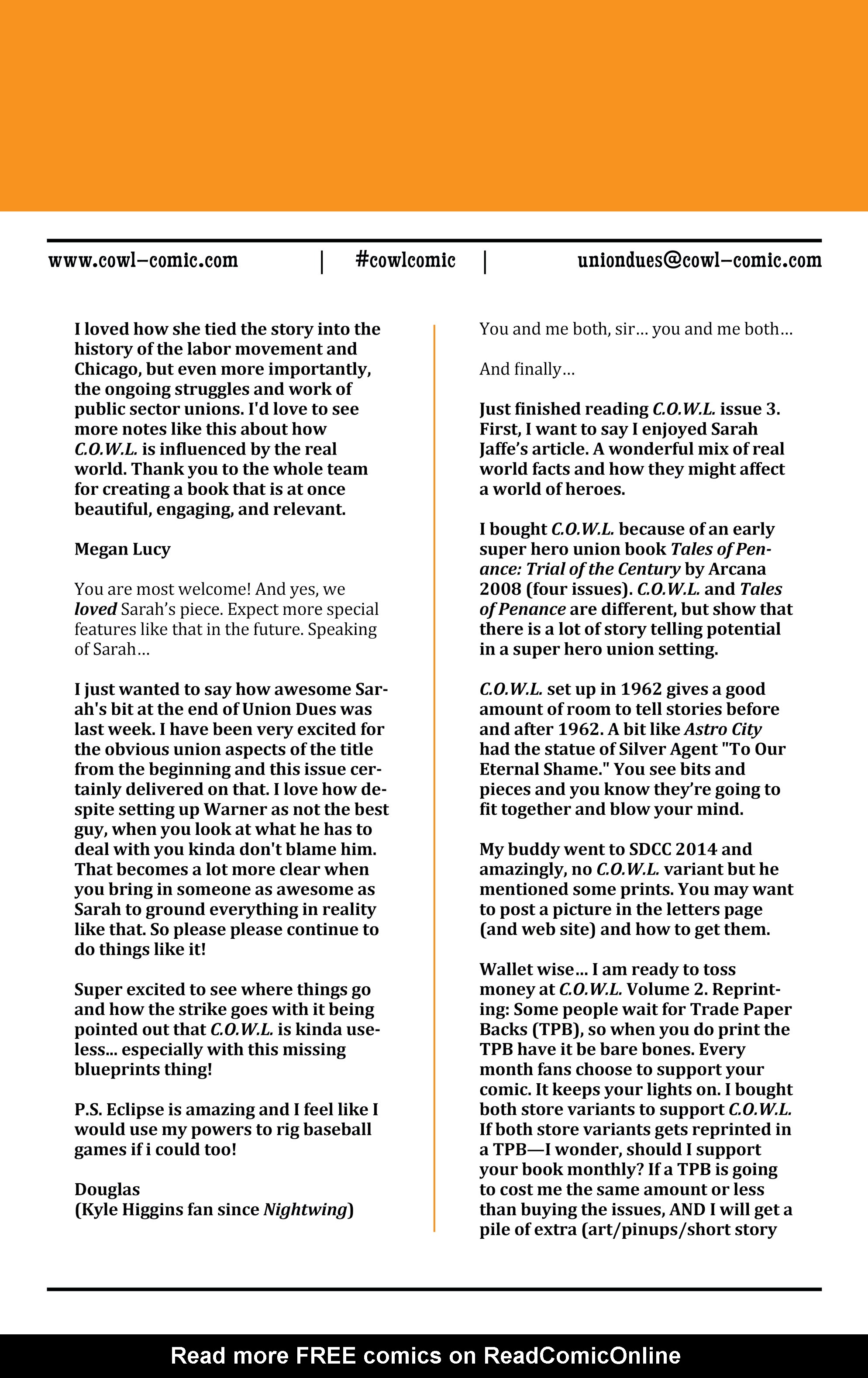 Read online C.O.W.L. comic -  Issue #4 - 25