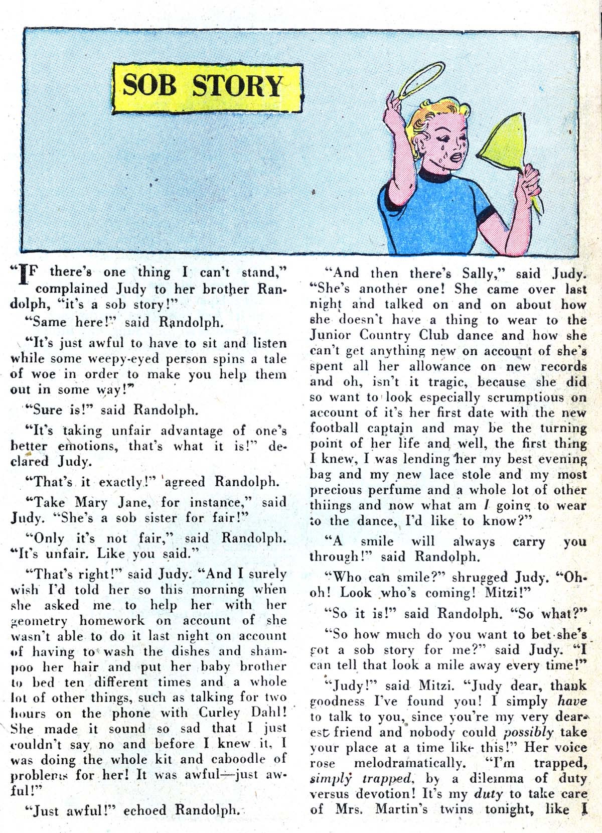 Read online A Date with Judy comic -  Issue #33 - 33