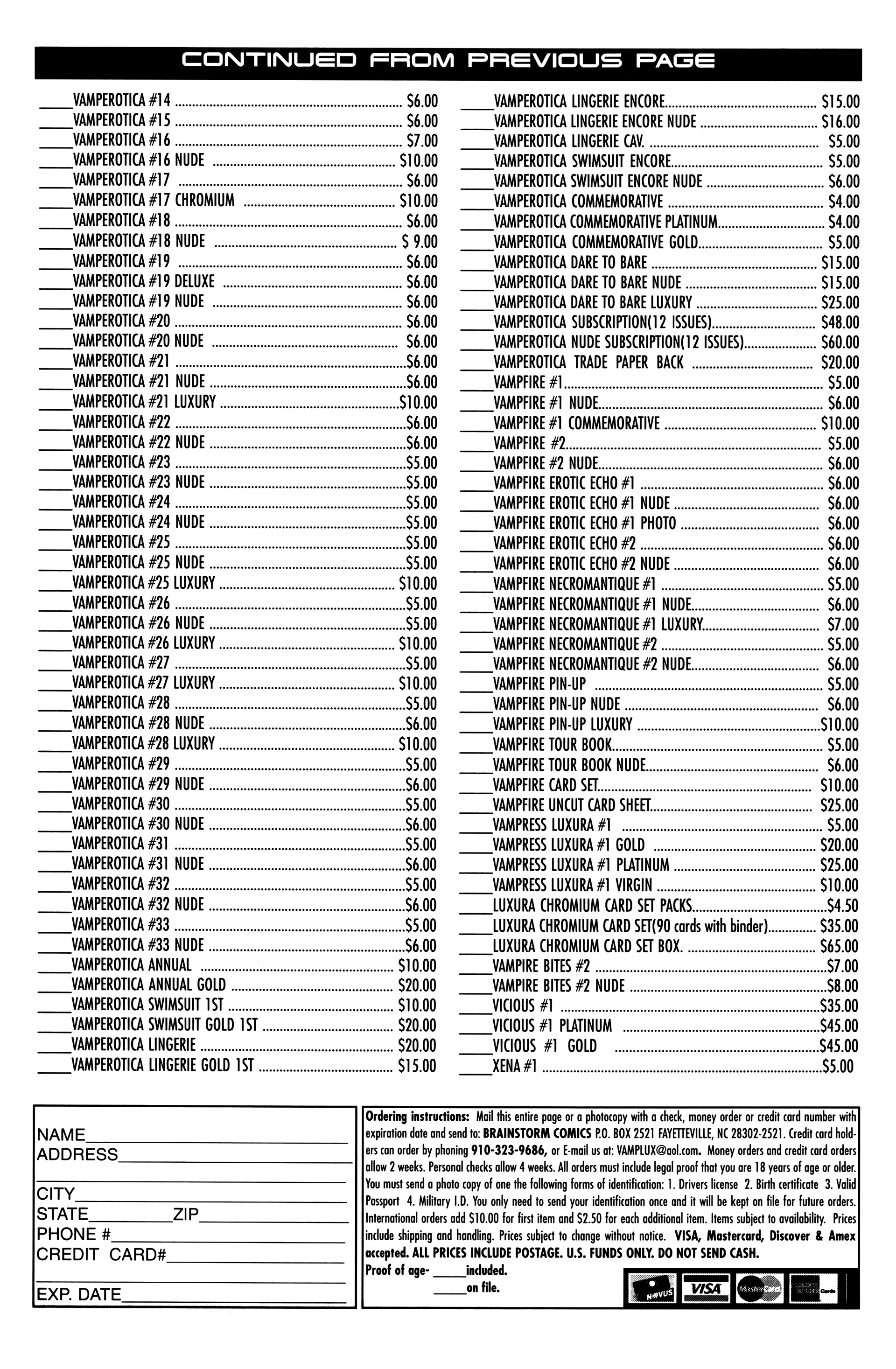 Read online Vamperotica comic -  Issue #33 - 26