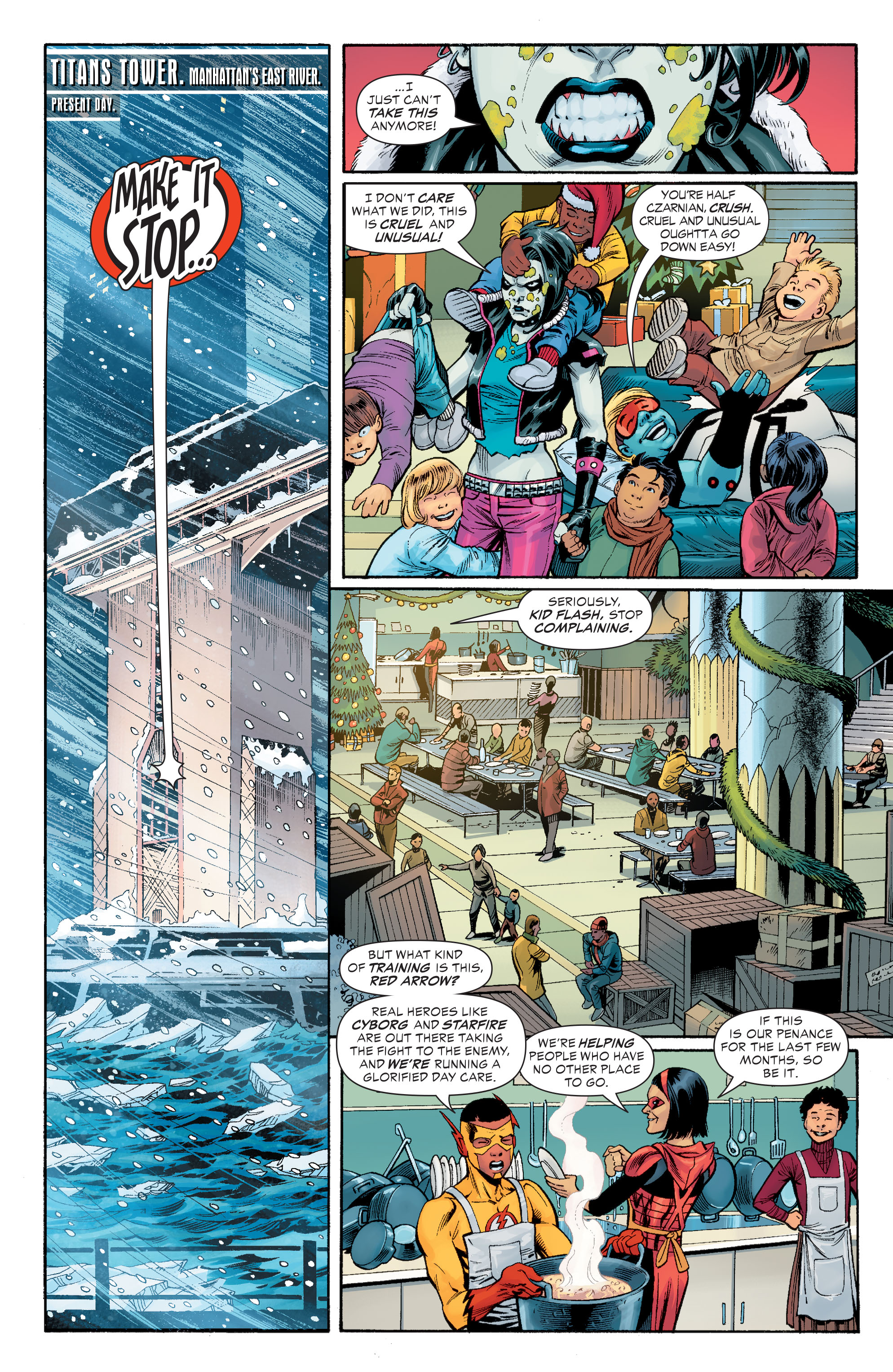 Read online Teen Titans: Endless Winter Special comic -  Issue # Full - 8