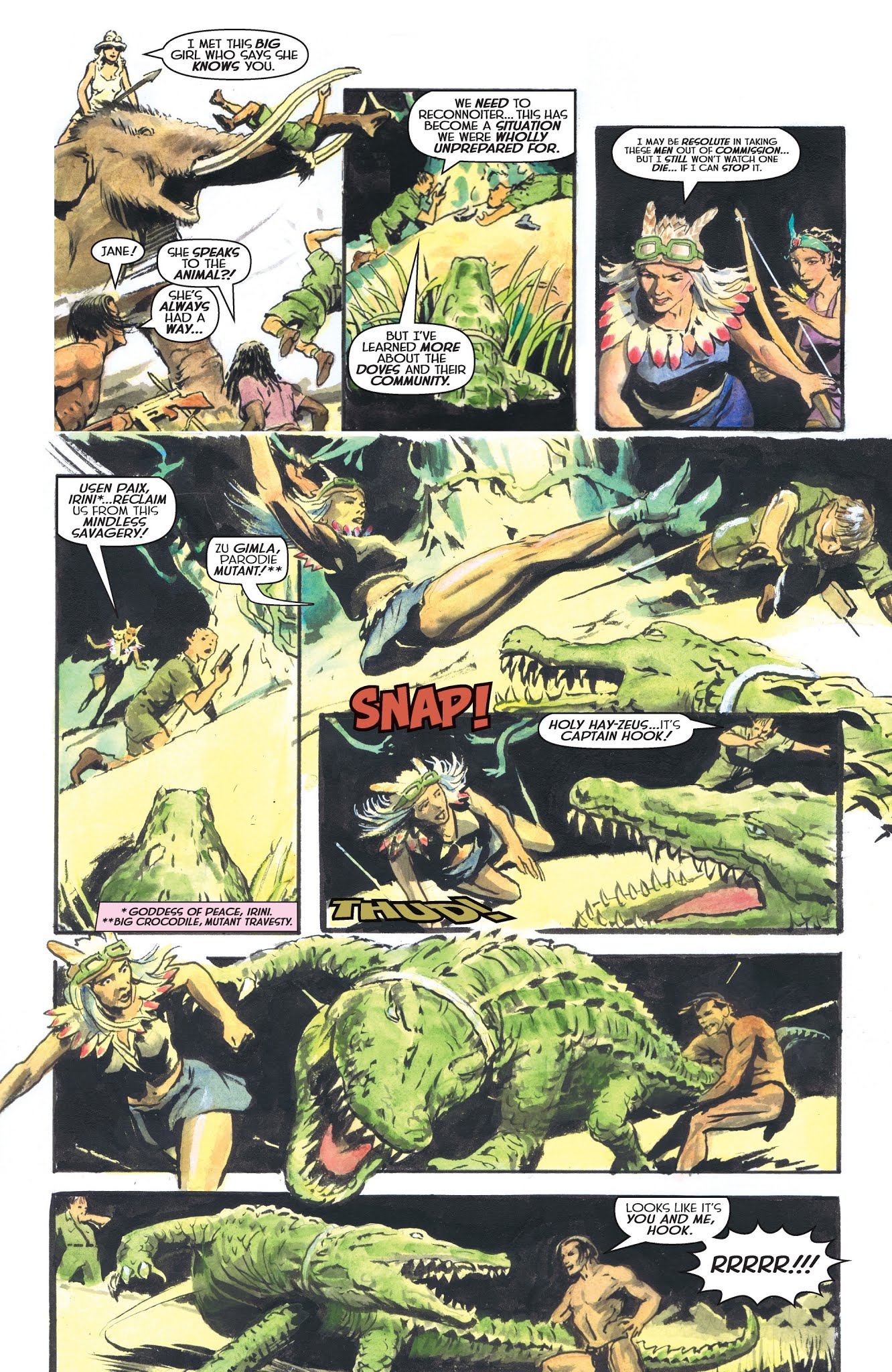 Read online The Once and Future Tarzan comic -  Issue # TPB - 28