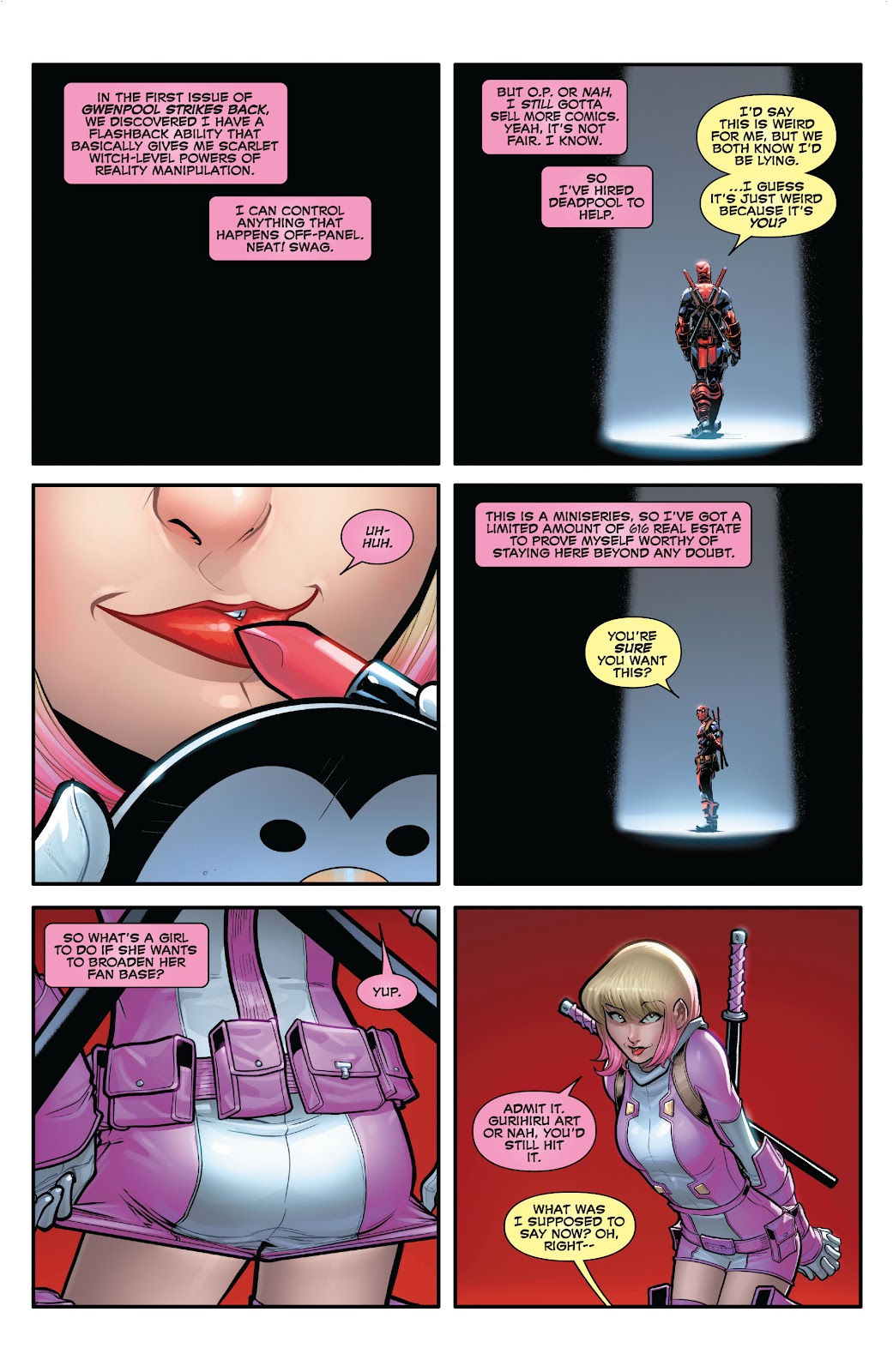 Read online Gwenpool Strikes Back comic - Issue TPB - 28.