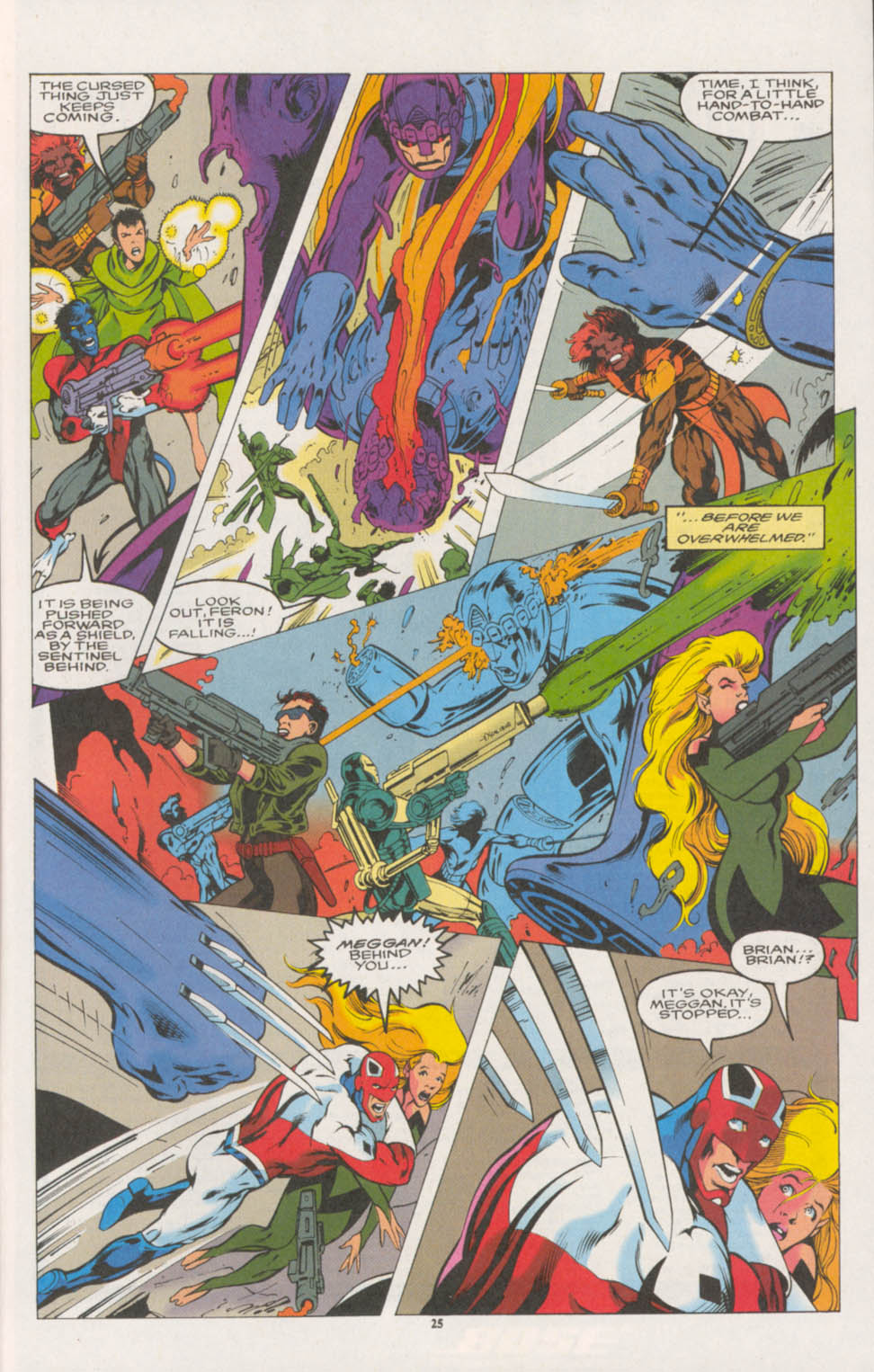 Read online Excalibur (1988) comic -  Issue #67 - 19