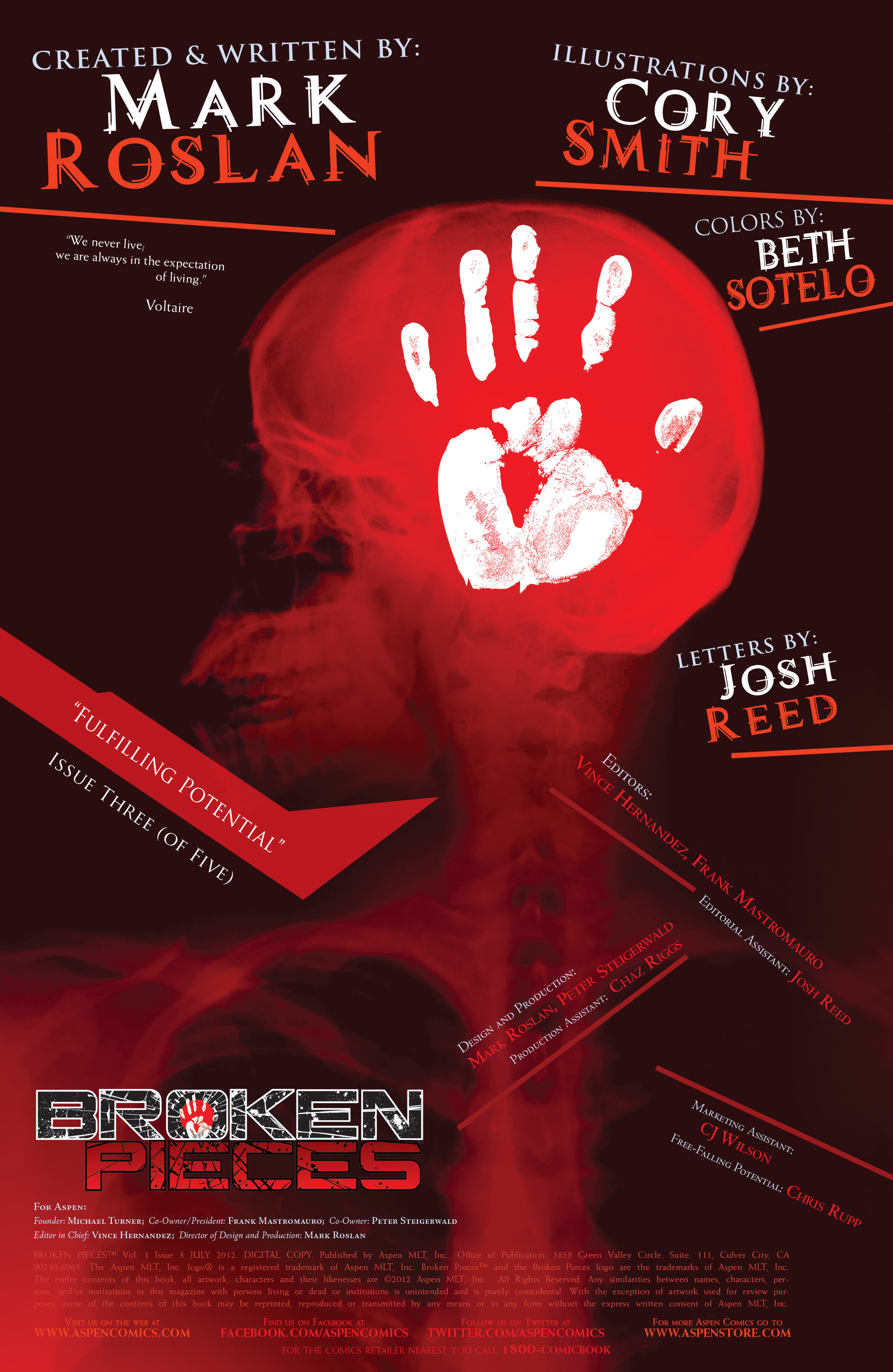 Read online Broken Pieces comic -  Issue #3 - 3