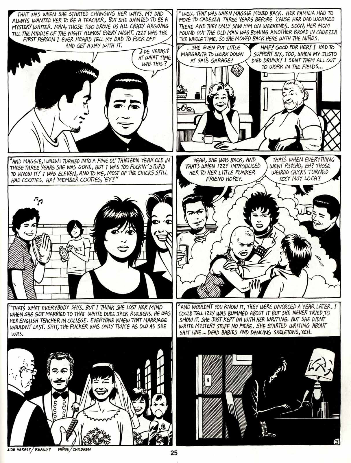 Read online Love and Rockets (1982) comic -  Issue #7 - 27