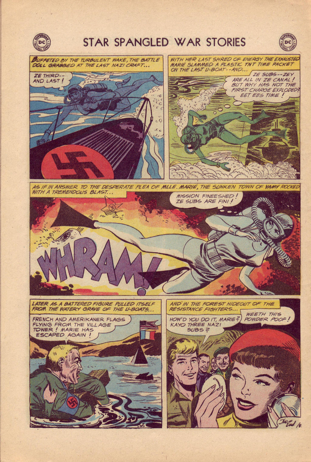 Read online Star Spangled War Stories (1952) comic -  Issue #90 - 32