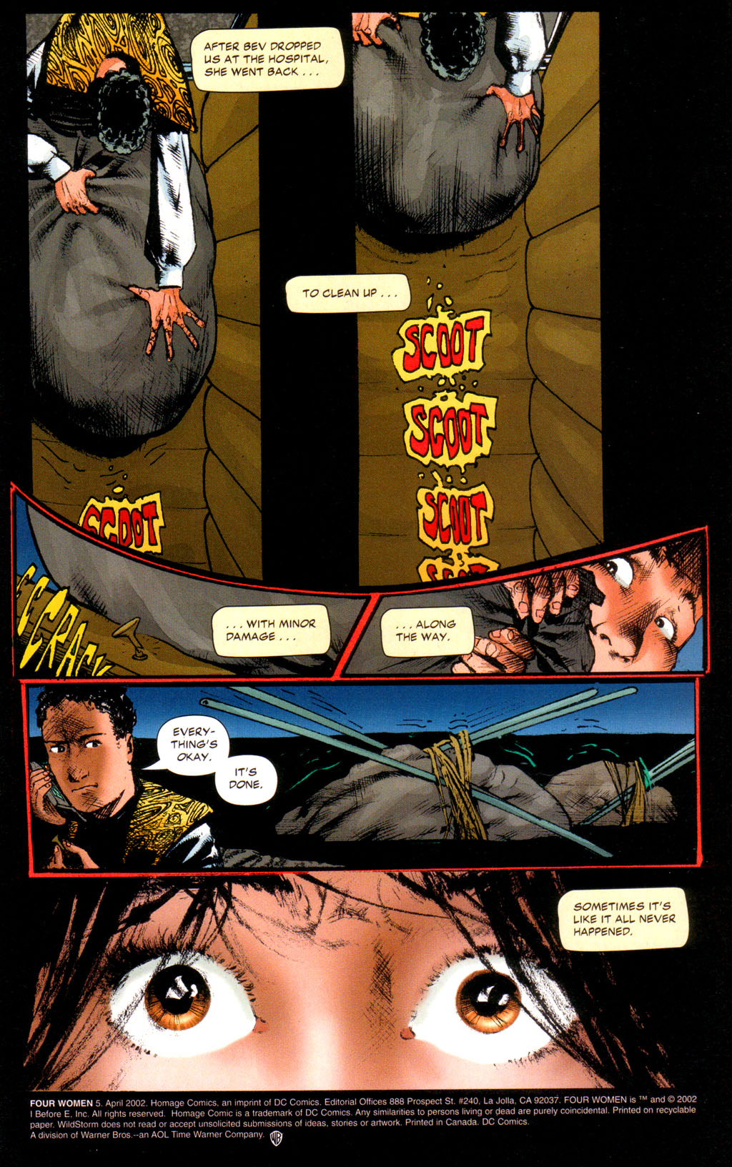 Read online Four Women comic -  Issue #5 - 2