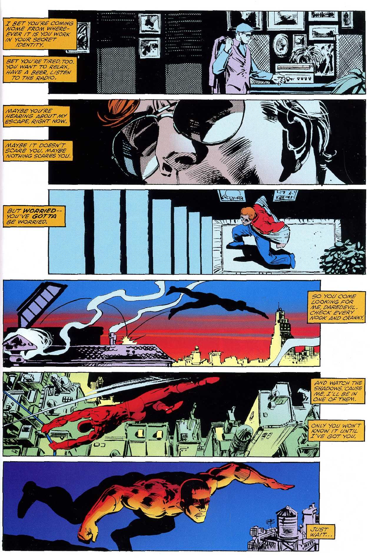 Read online Daredevil Visionaries: Frank Miller comic -  Issue # TPB 2 - 307