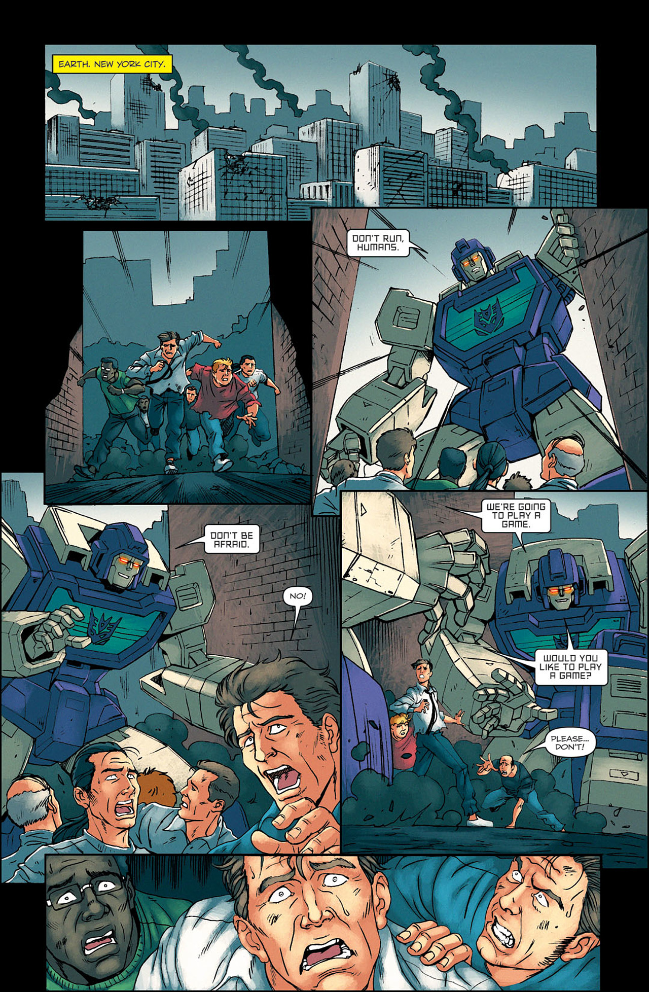 Read online The Transformers: All Hail Megatron comic -  Issue #8 - 9