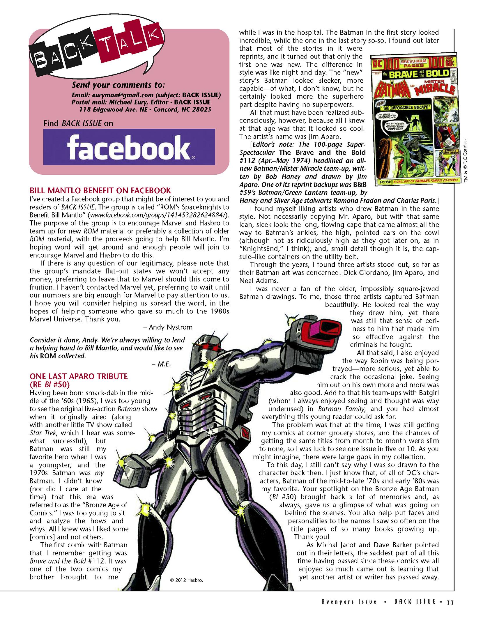 Read online Back Issue comic -  Issue #56 - 74