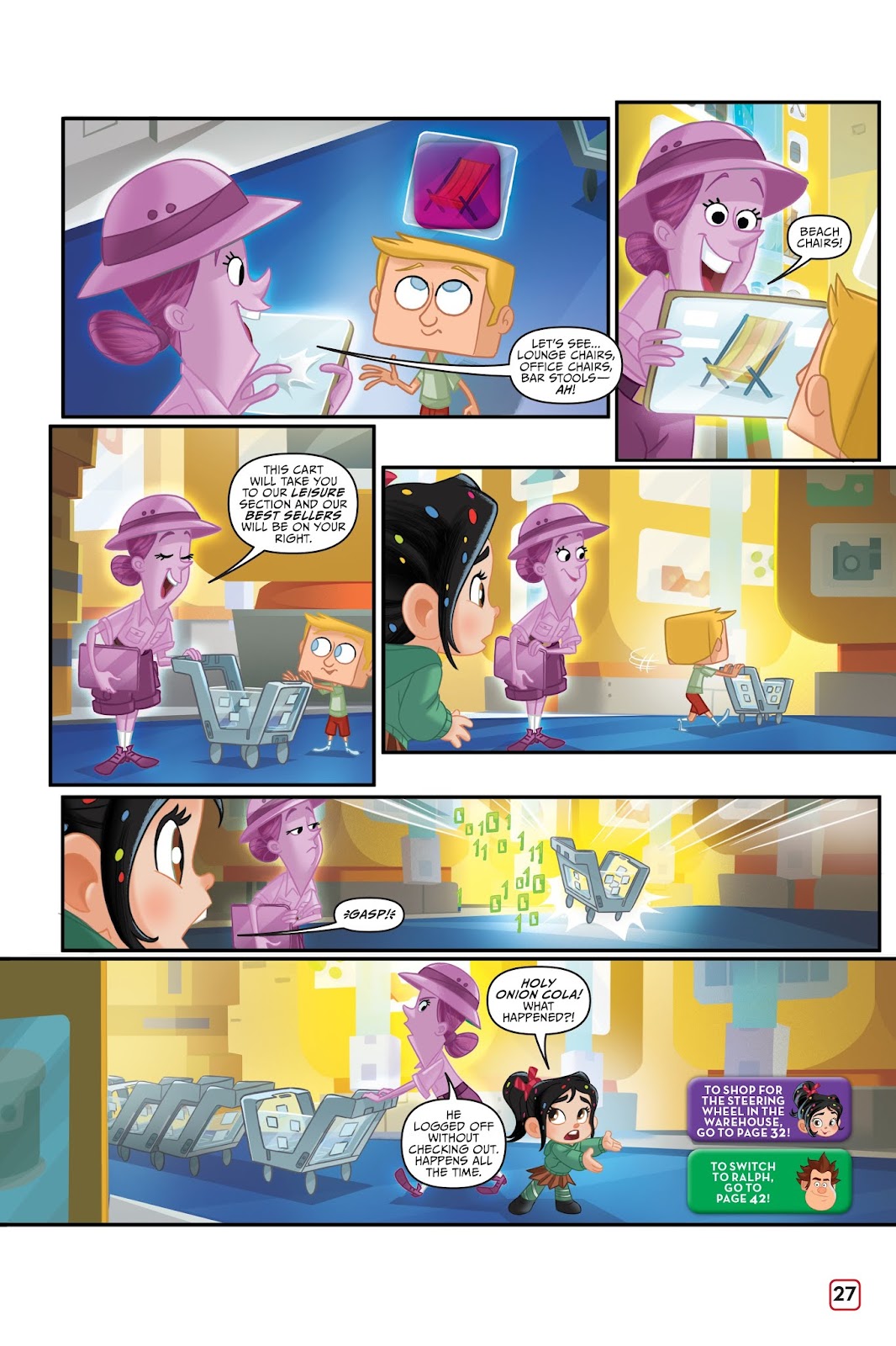 Disney Ralph Breaks the Internet: Click Start- Select-Your-Story Adventure issue Full - Page 26