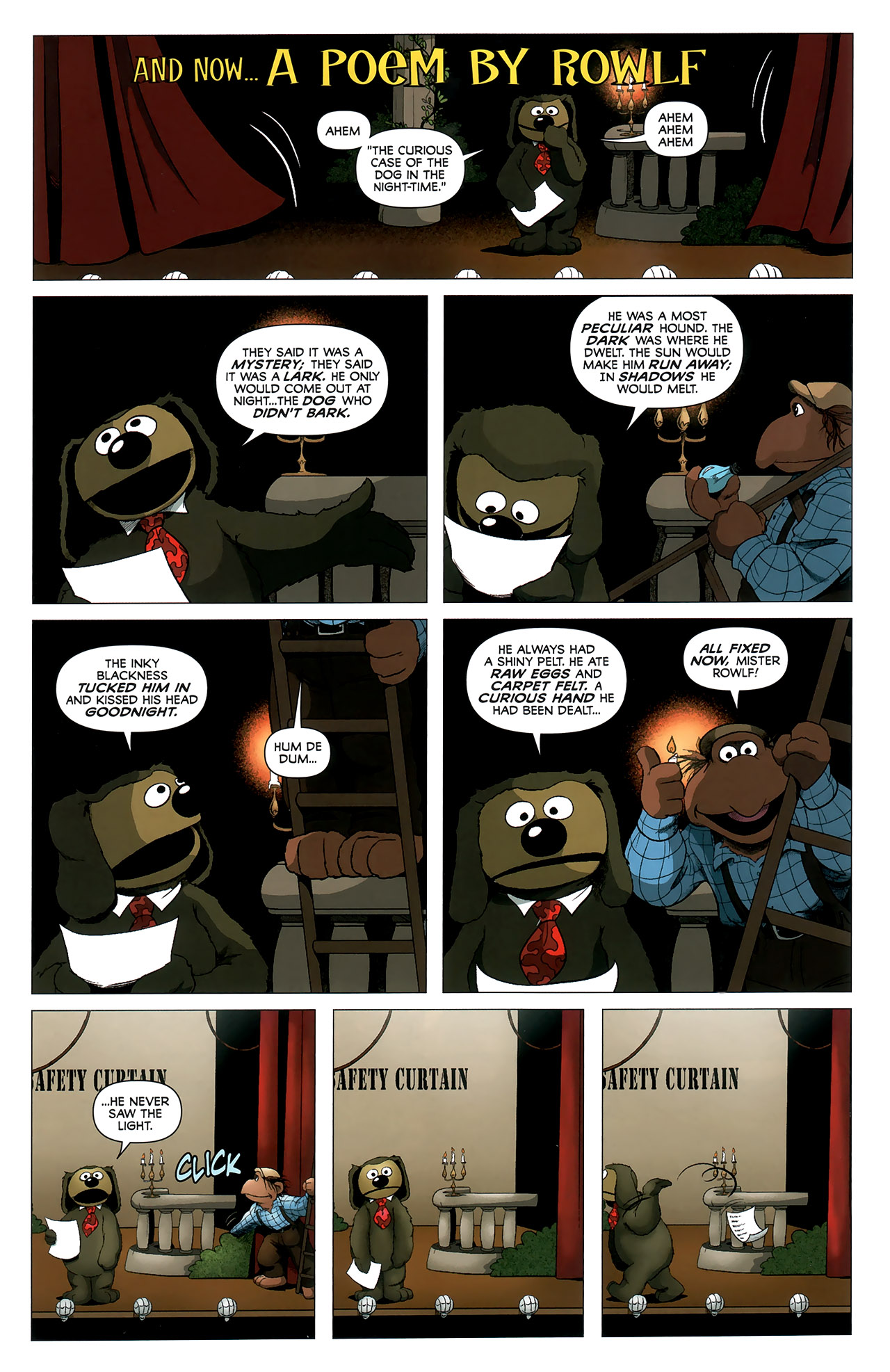 Read online The Muppet Show: The Comic Book comic -  Issue #7 - 12