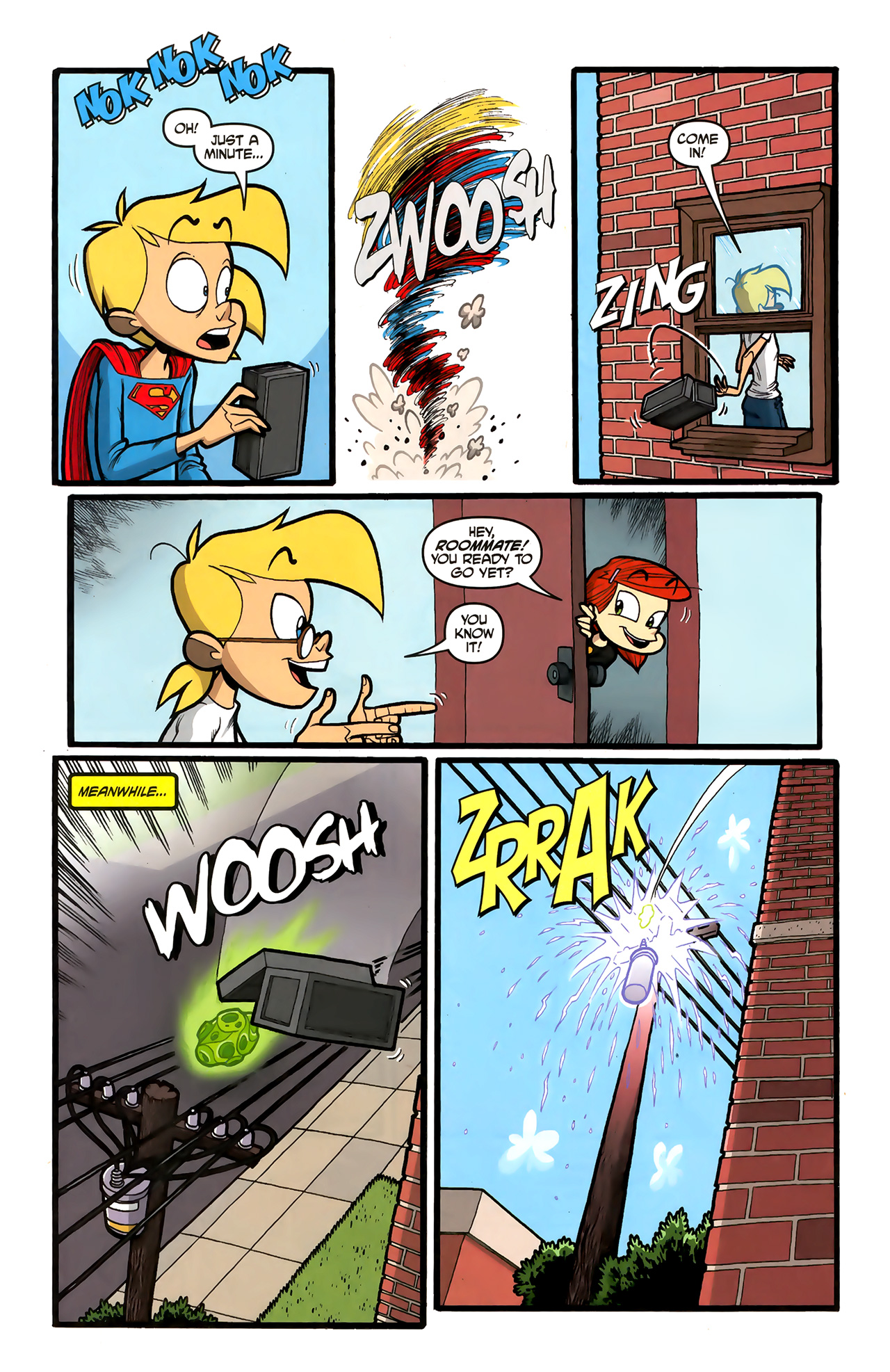 Read online Supergirl: Cosmic Adventures in the 8th Grade comic -  Issue #4 - 4