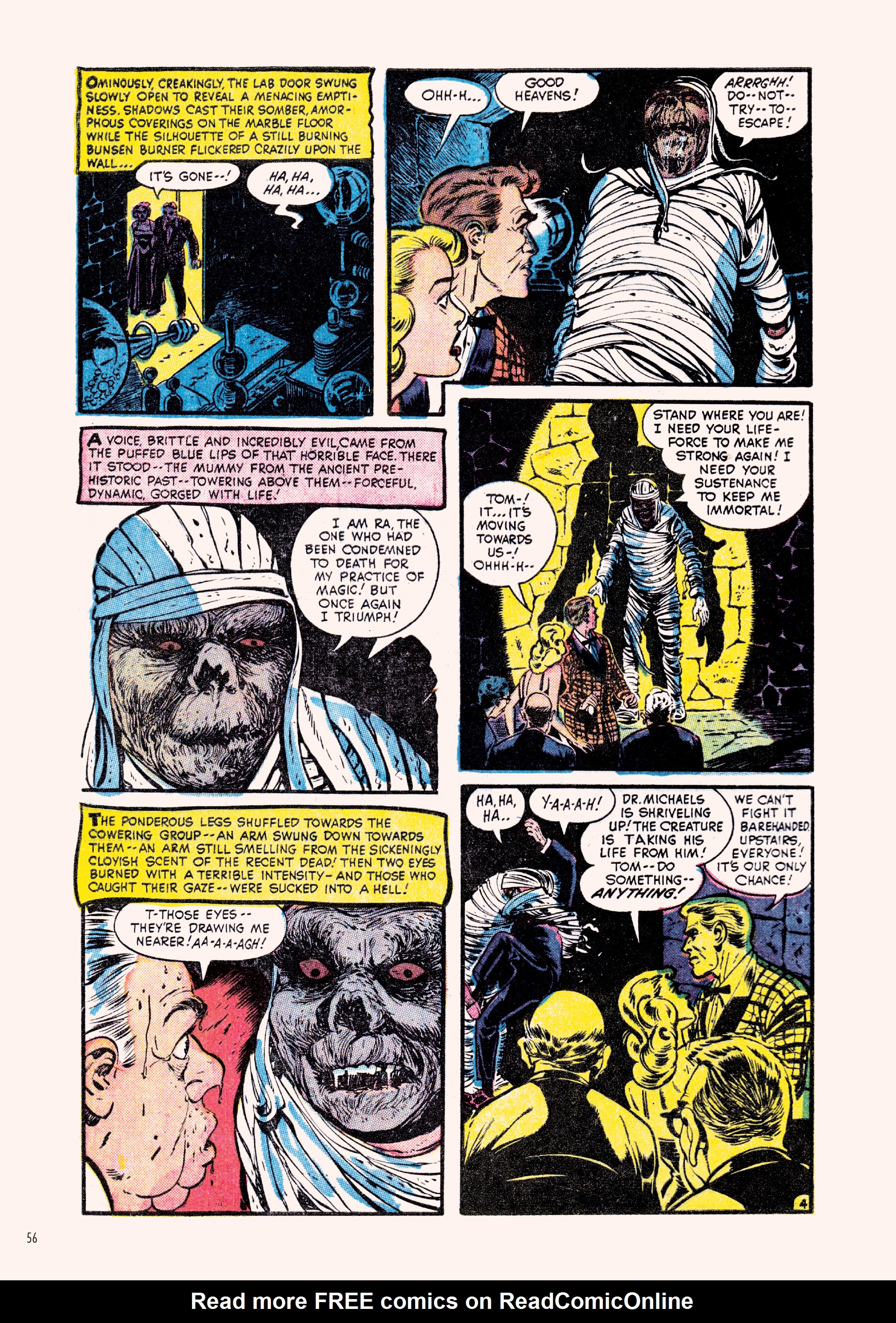 Read online Classic Monsters of Pre-Code Horror Comics: Mummies comic -  Issue # TPB - 56