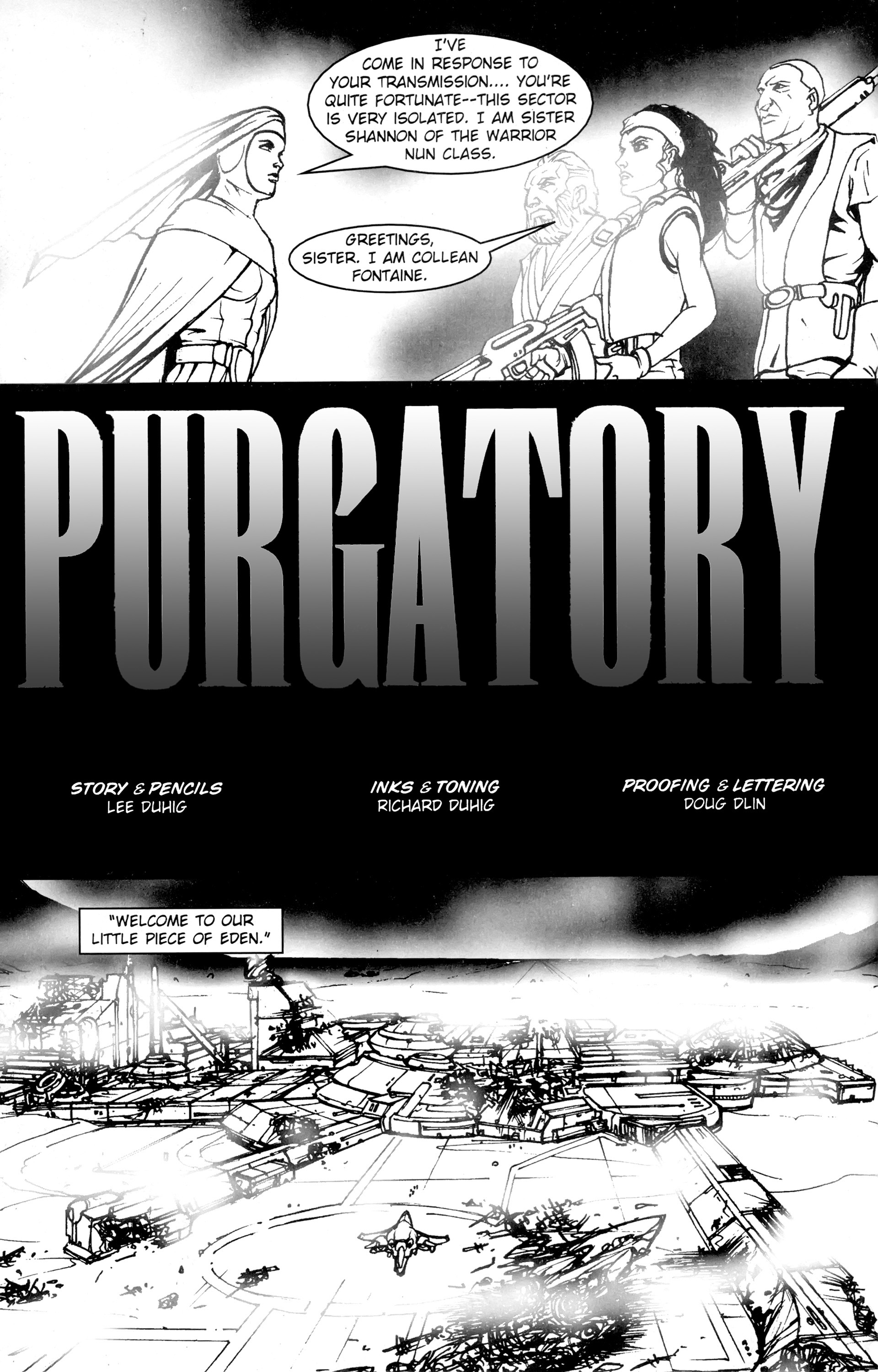 Read online Warrior Nun: Black & White comic -  Issue #20 - 5