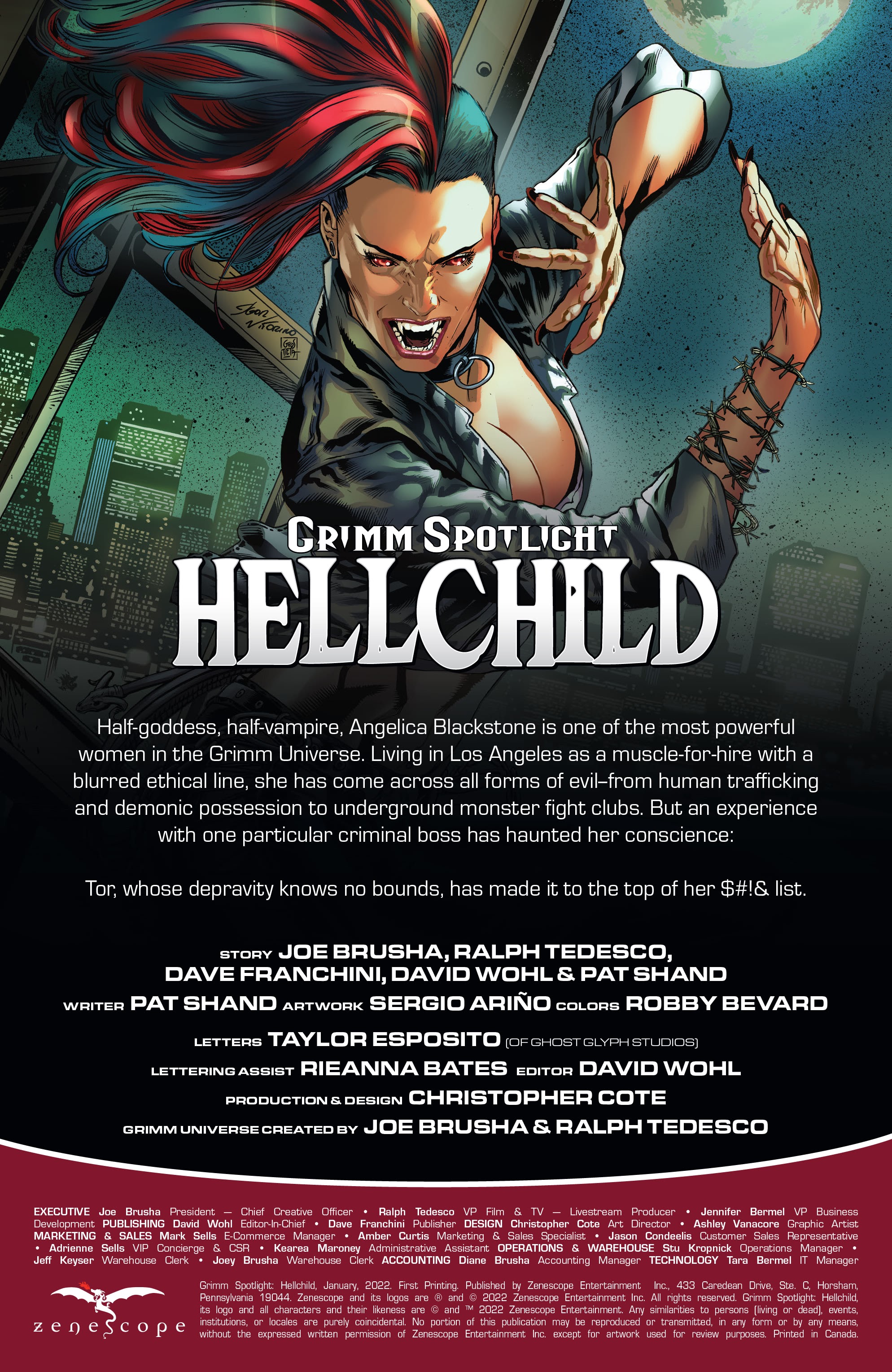 Read online Grimm Spotlight: Hellchild comic -  Issue # Full - 2