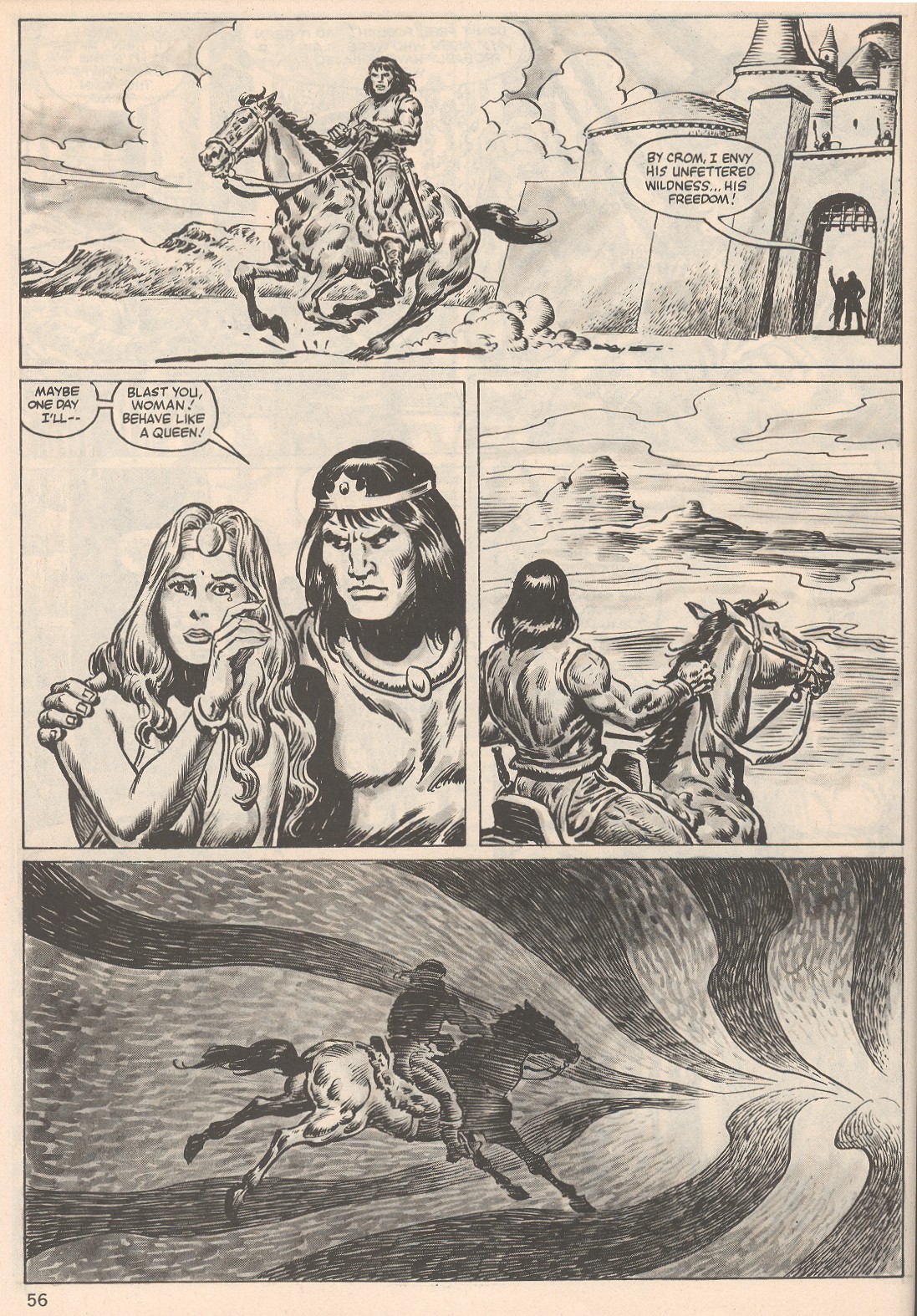 Read online The Savage Sword Of Conan comic -  Issue #104 - 56