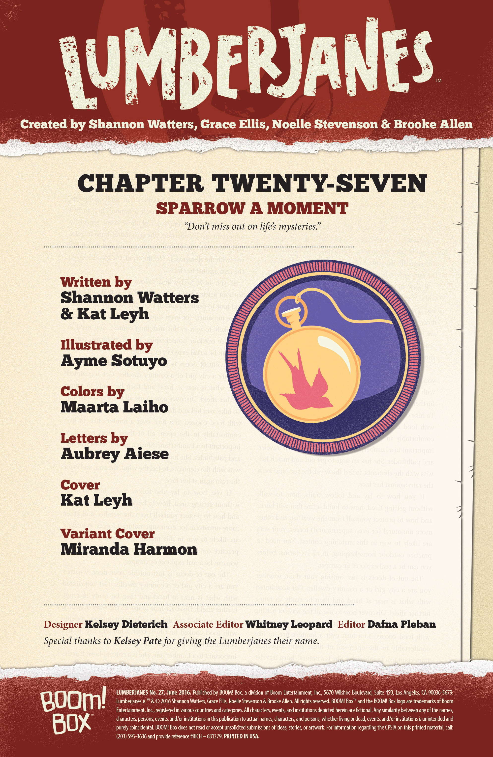 Read online Lumberjanes comic -  Issue #27 - 2