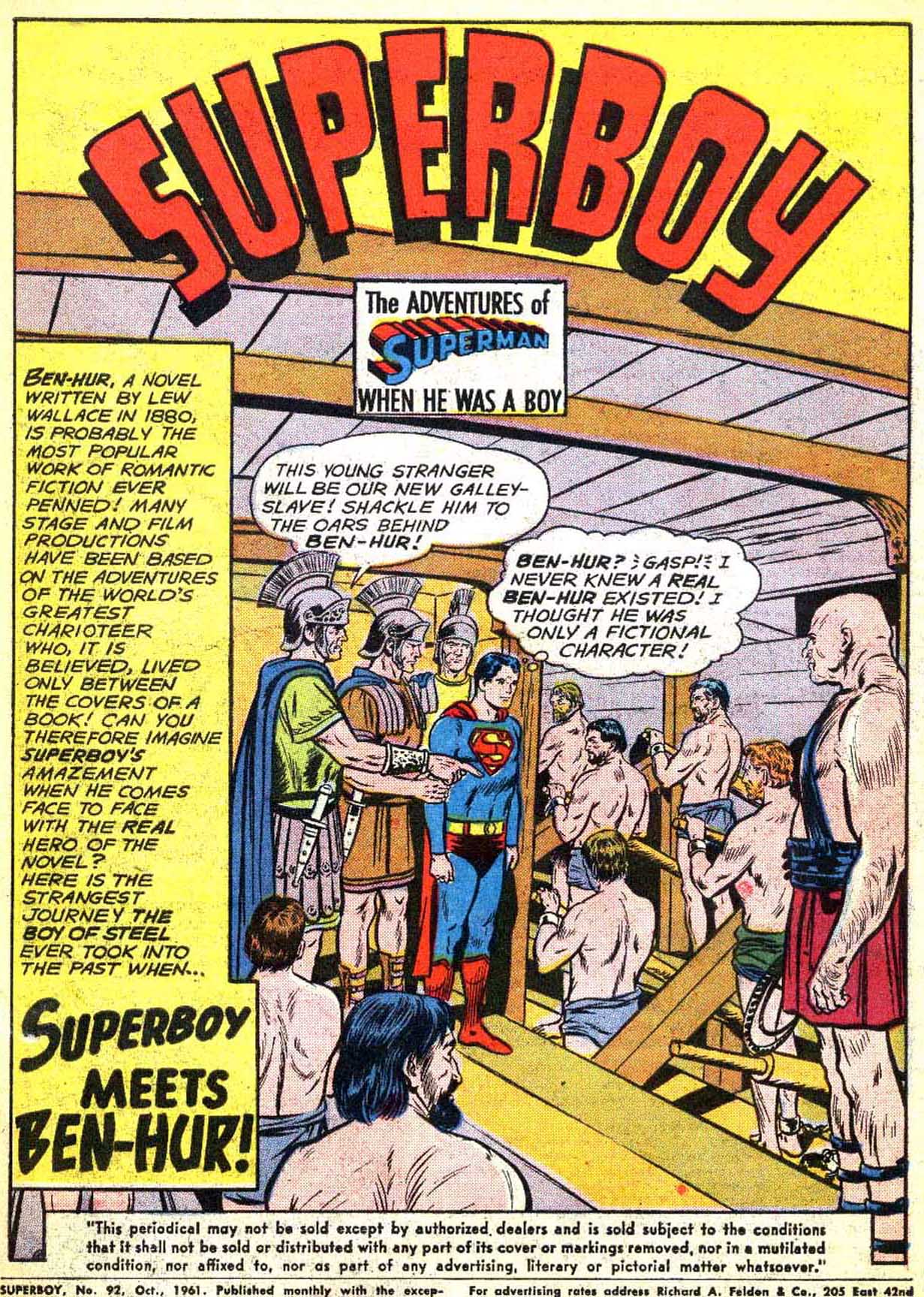 Read online Superboy (1949) comic -  Issue #92 - 2