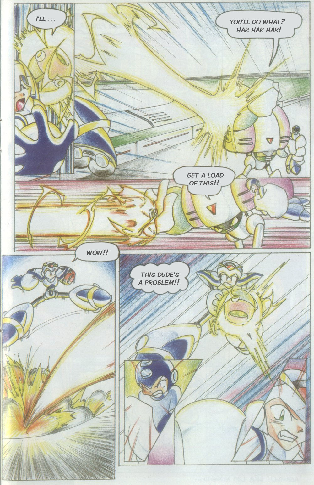 Read online Novas Aventuras de Megaman comic -  Issue #5 - 22