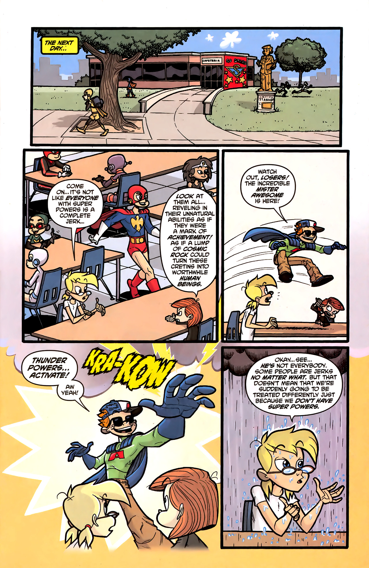Read online Supergirl: Cosmic Adventures in the 8th Grade comic -  Issue #3 - 10